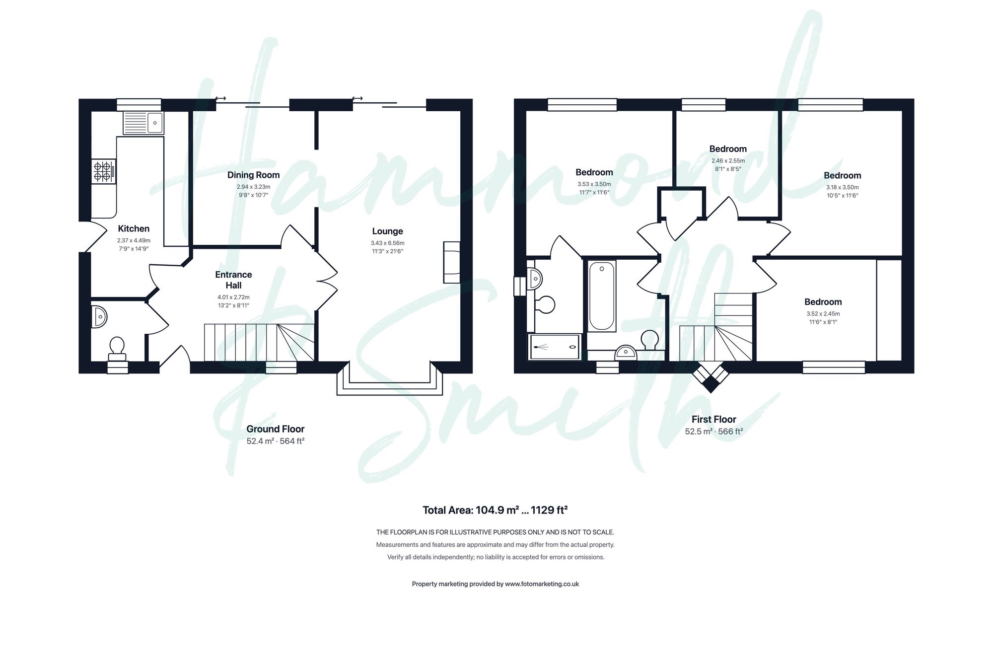9 Gorefeld, Bishop's Stortford floorplan