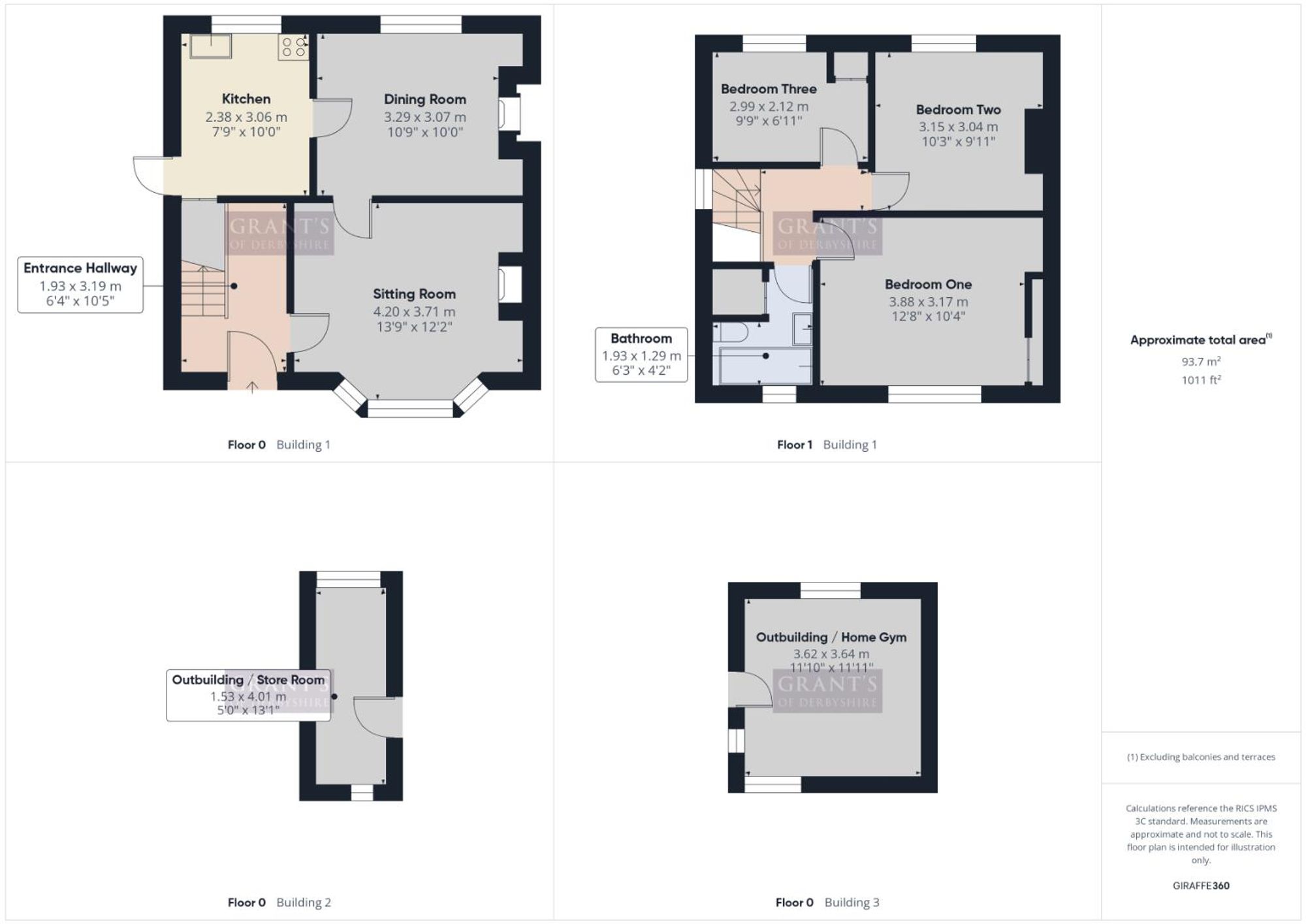 44 Hawthorne Drive, Matlock floorplan