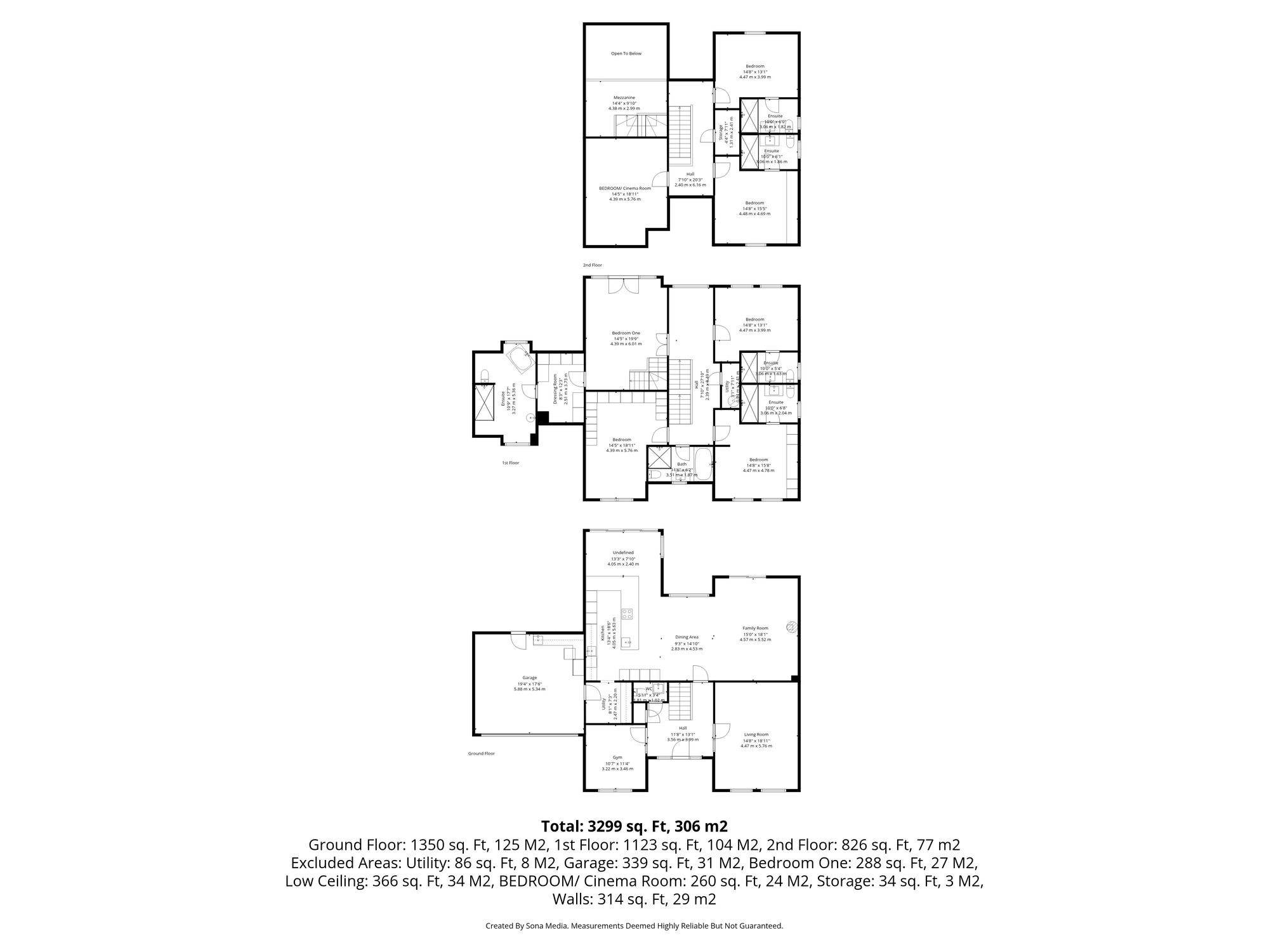 3 Cotebrook View Oughtrington Lane, Lymm floorplan