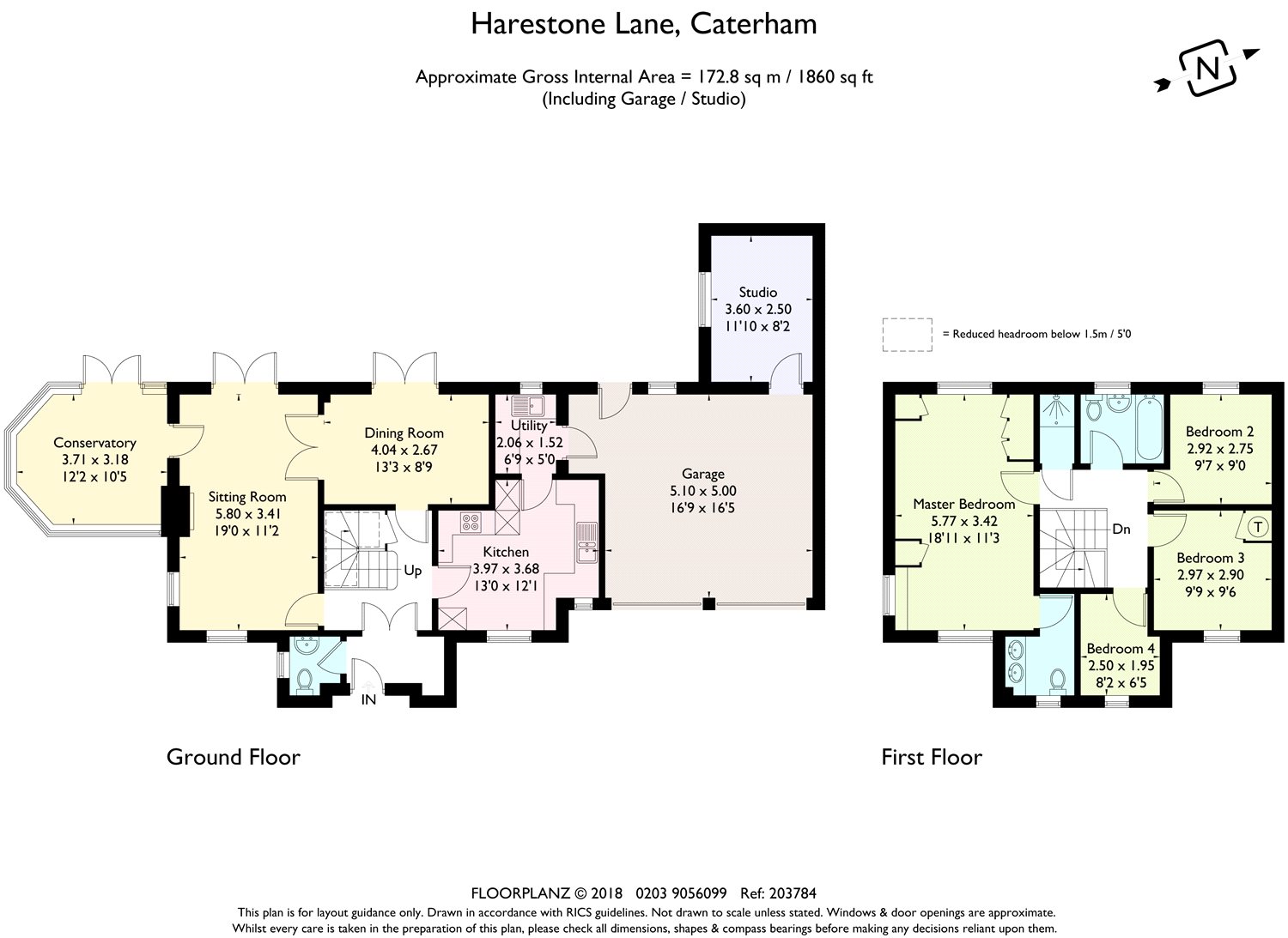 4 Bedrooms Detached house for sale in Harestone Lane, Caterham, Surrey CR3