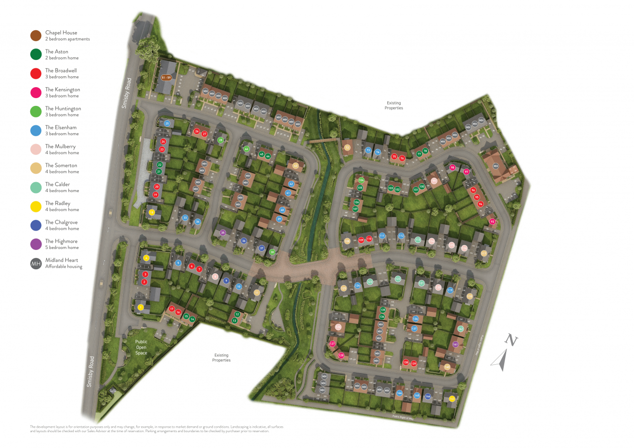 "The Huntington" at Smisby Road, AshbyDeLaZouch LE65, 3 bedroom