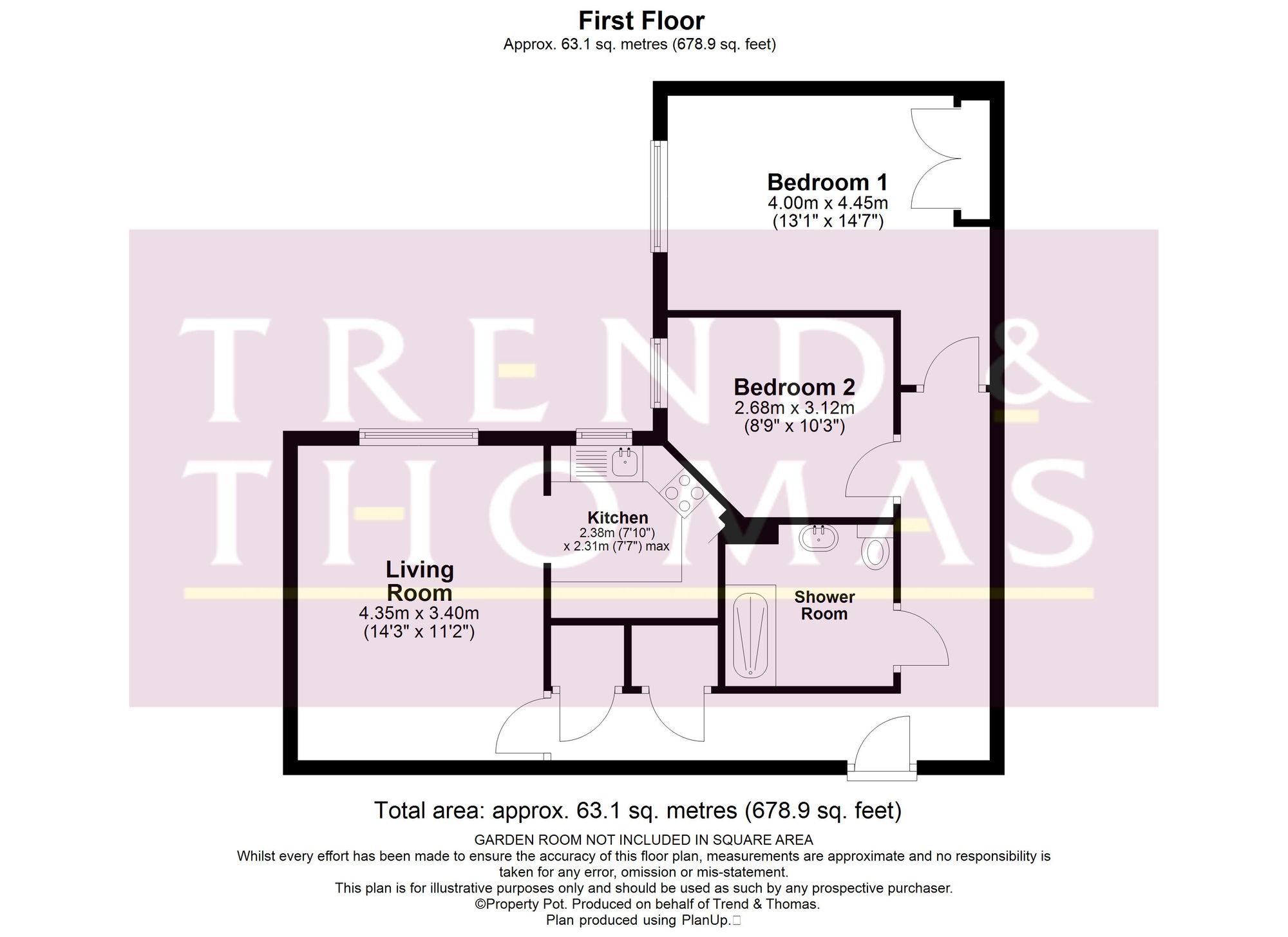 Flat 24, Hutchings Lodge High Street, Rickmansworth floorplan