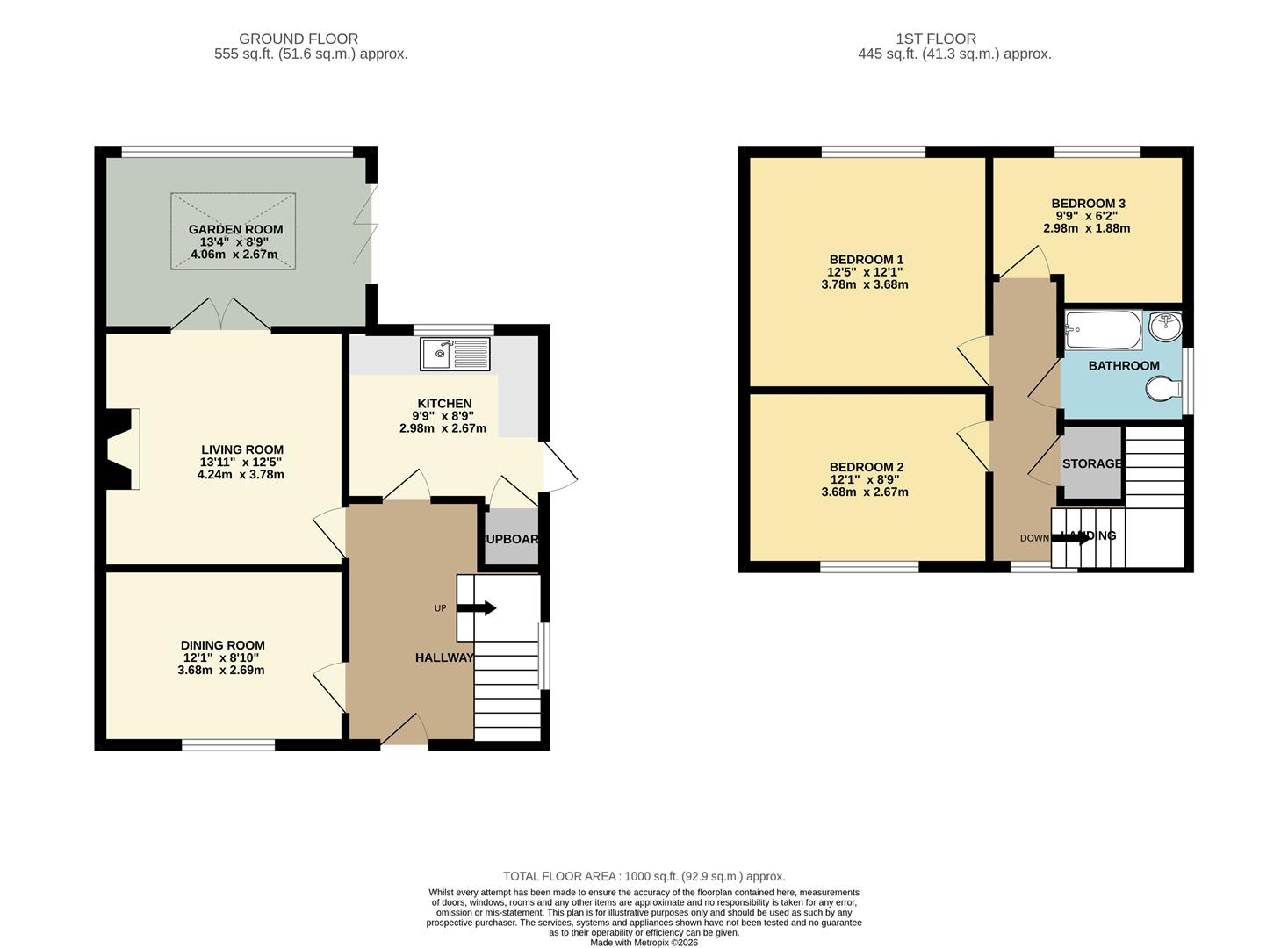 68, Beard Crescent, High Peak floorplan