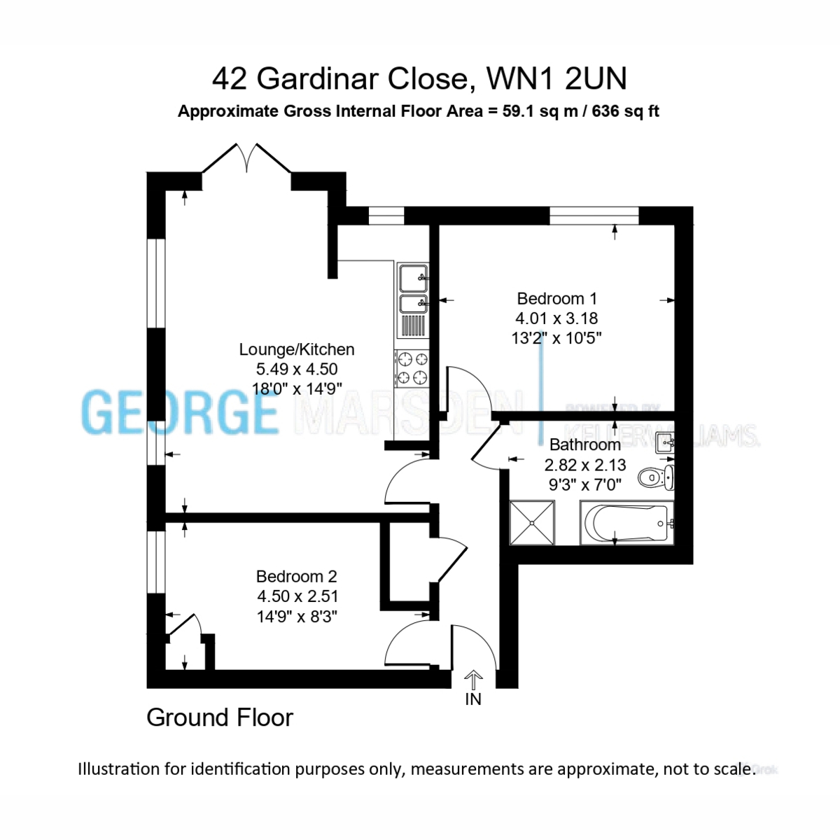 42, Gardinar Close, Wigan floorplan