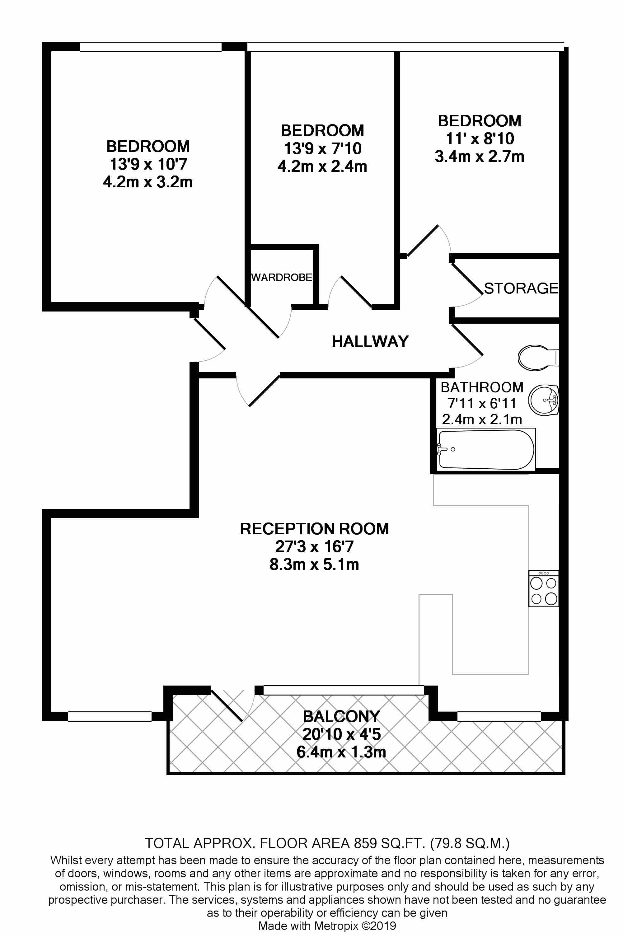 3 Bedrooms Flat to rent in Hazelwood Court, Hazelwood Road, Stoke Bishop, Bristol, City Of BS9