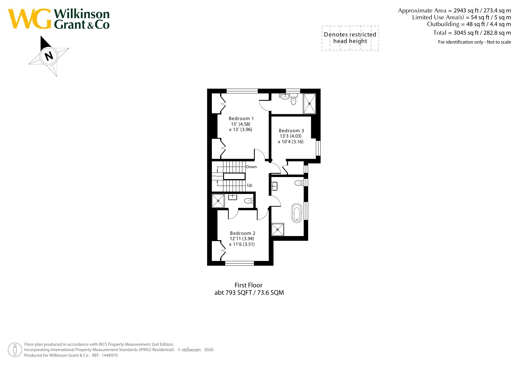15, Elm Grove Road, Topsham floorplan