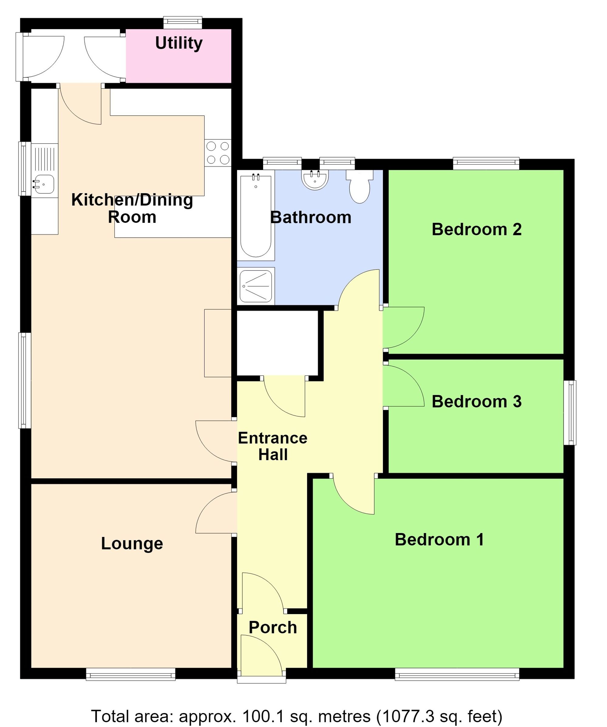 Gralin Bungalow Main Road, Boston floorplan