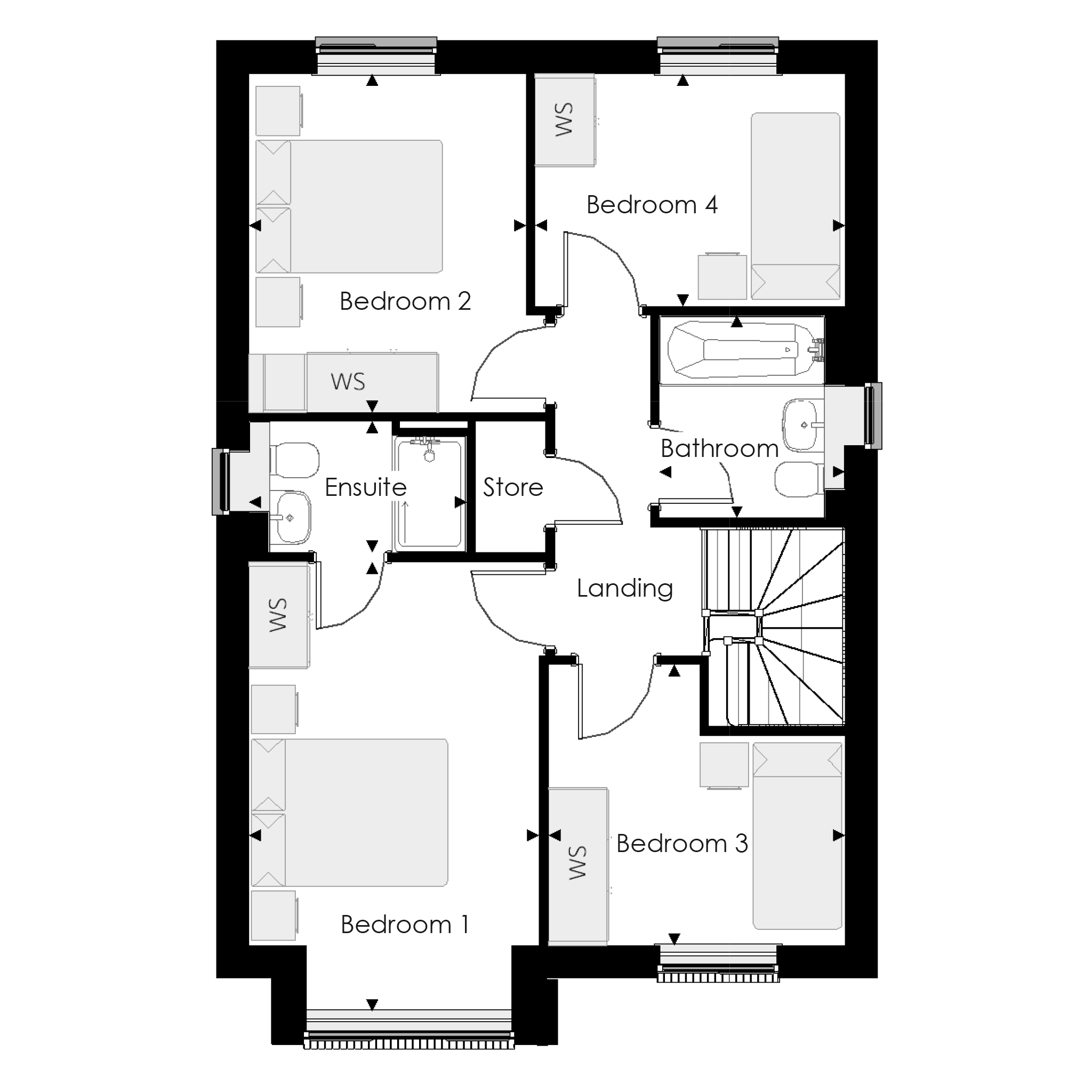 97, Sherwood Way South, Mansfield floorplan