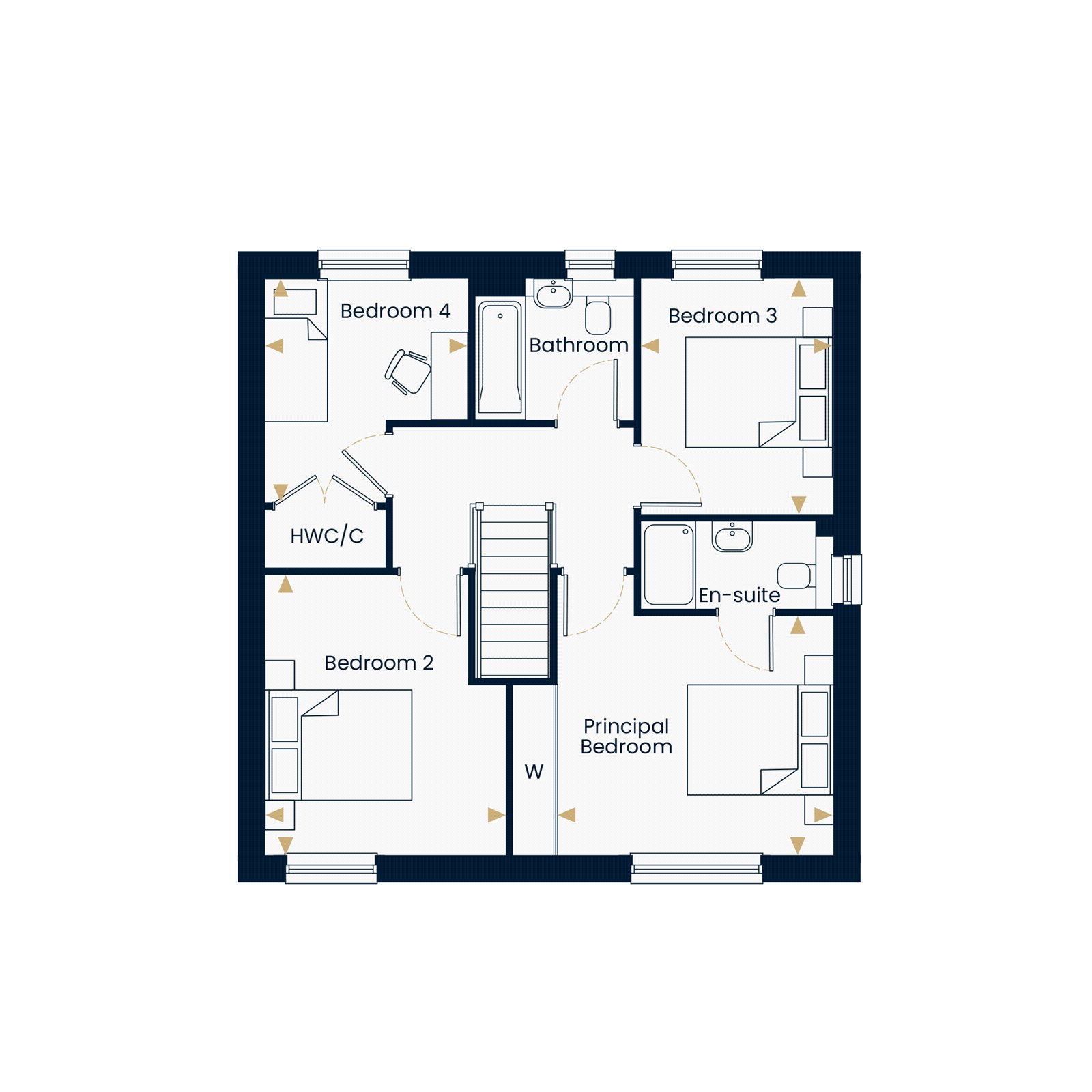 Plot 166 The Keswick,, Loddon Rise, Loddon floorplan