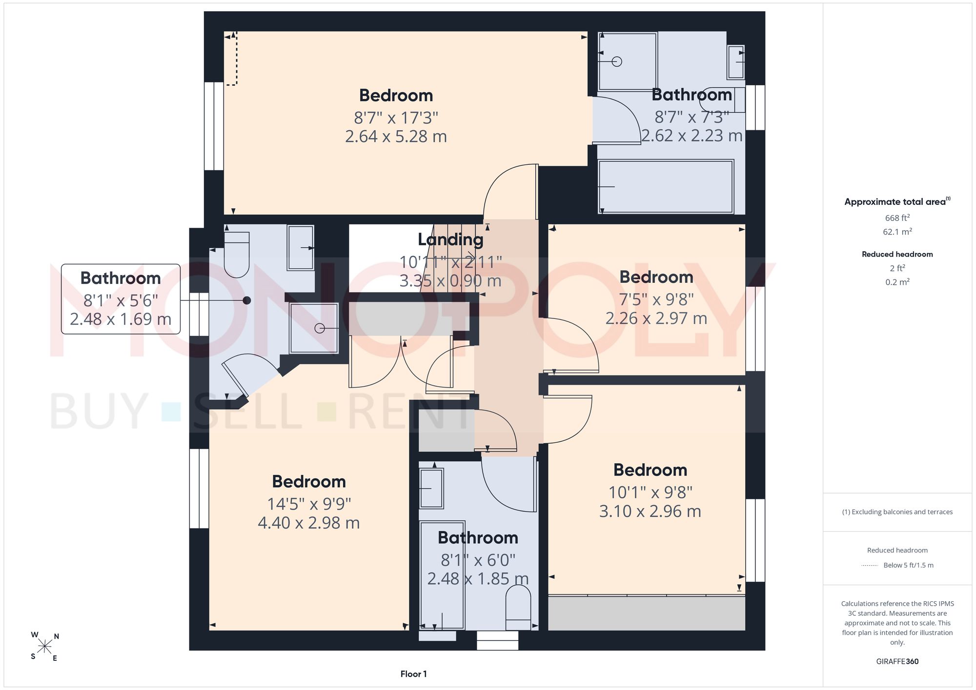1 Dee Meadows, Wrexham floorplan