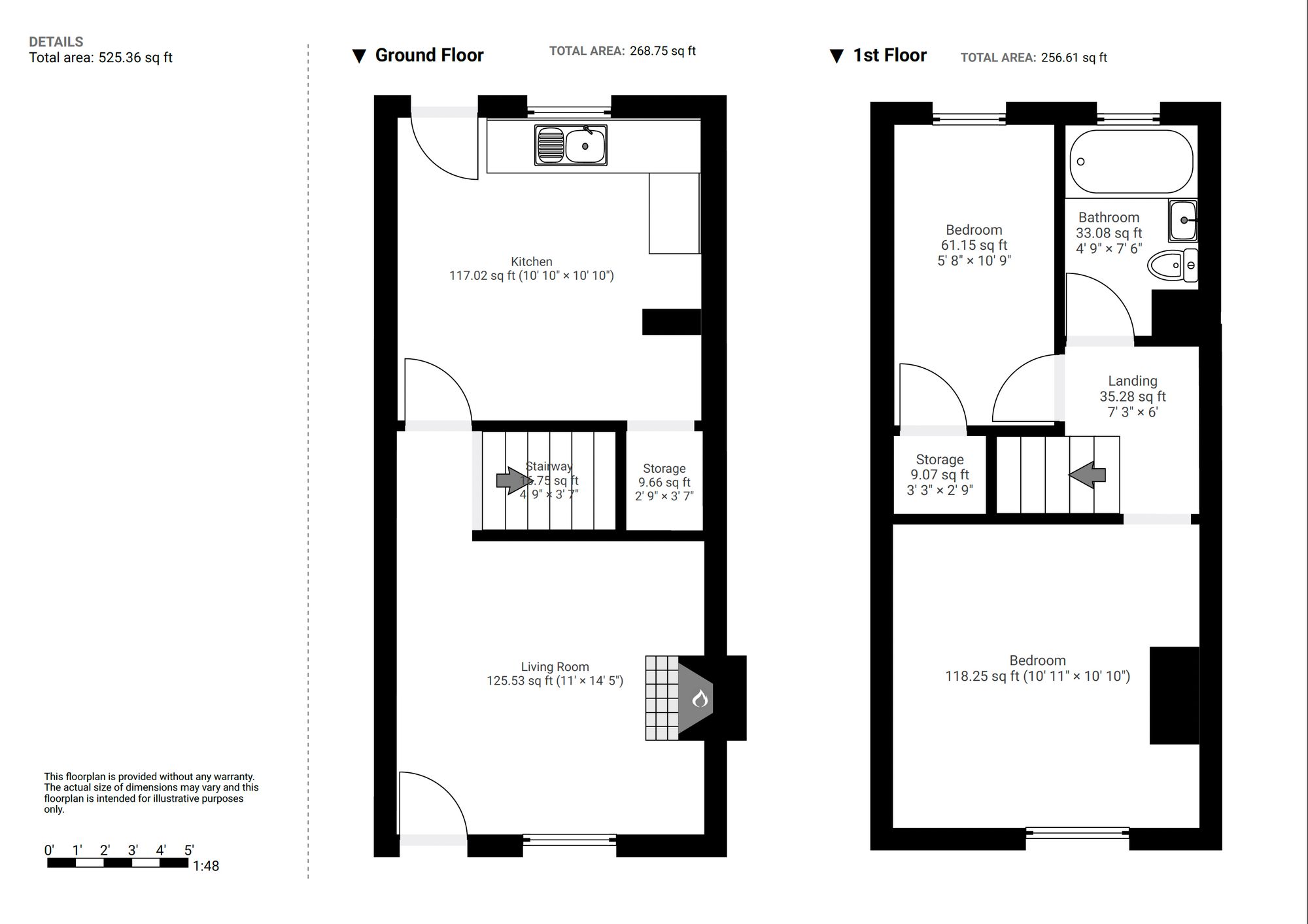 73 St. Johns Road, Chesterfield floorplan