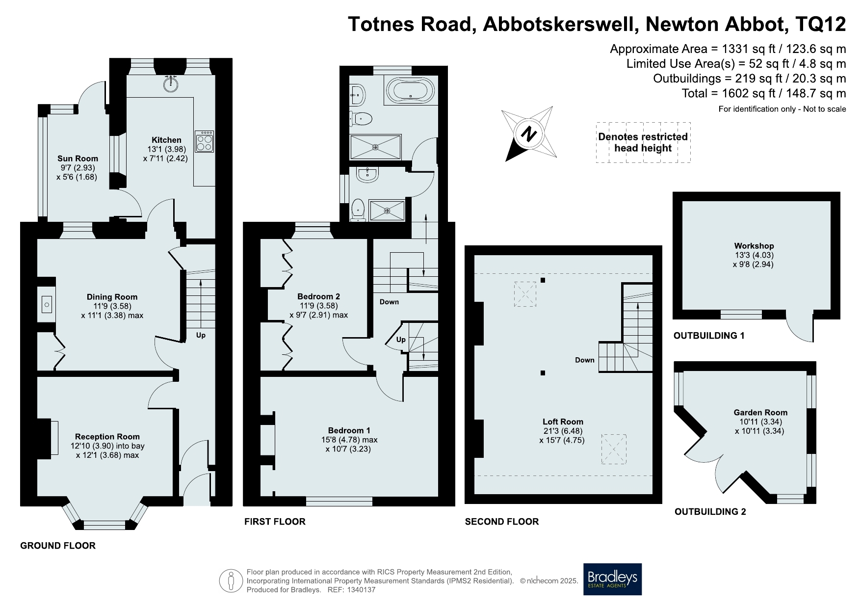 6 Hillside Cottages,, Totnes Road, Newton Abbot floorplan