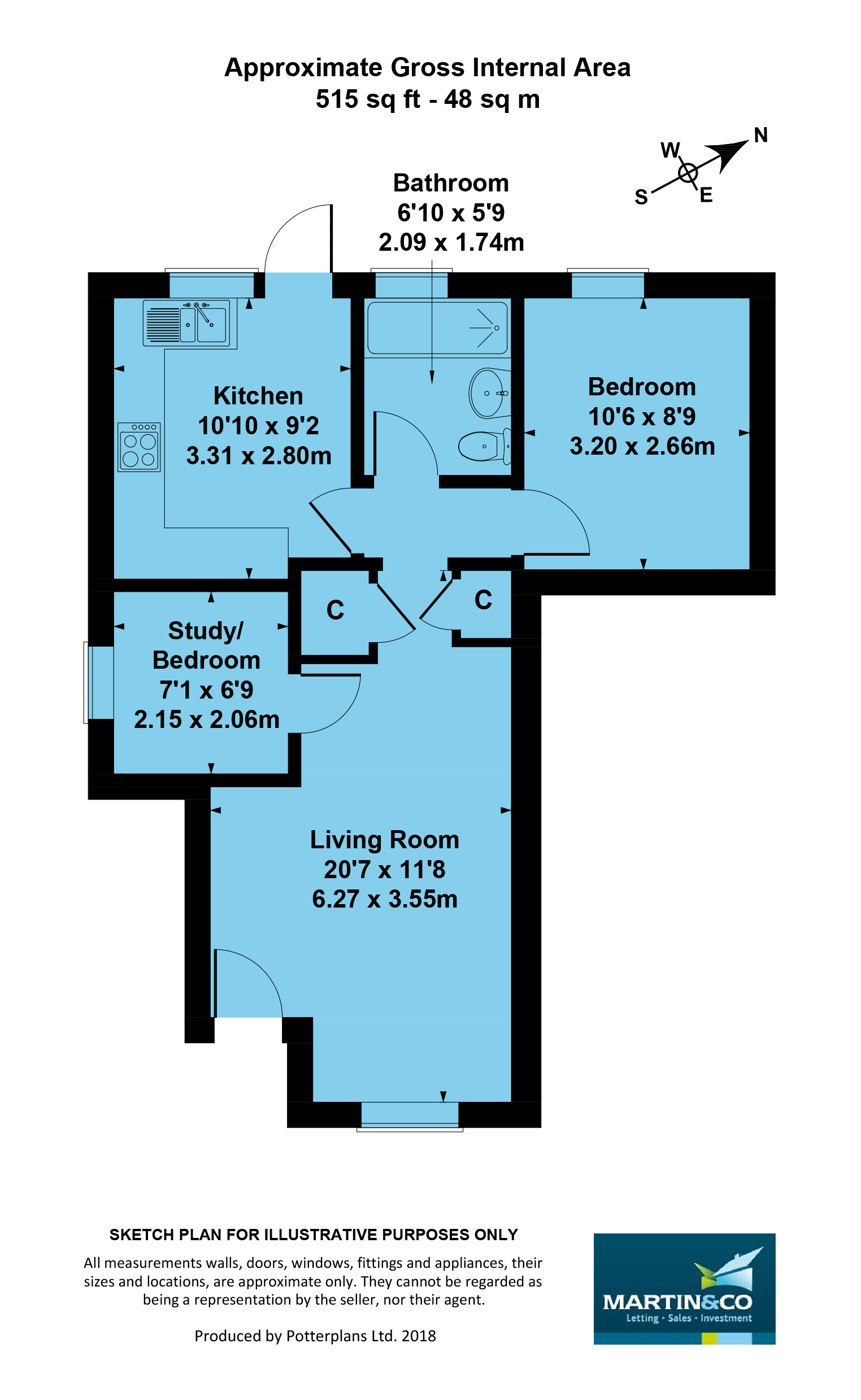 2 Bedrooms Flat for sale in Portland Square, Cheltenham GL52