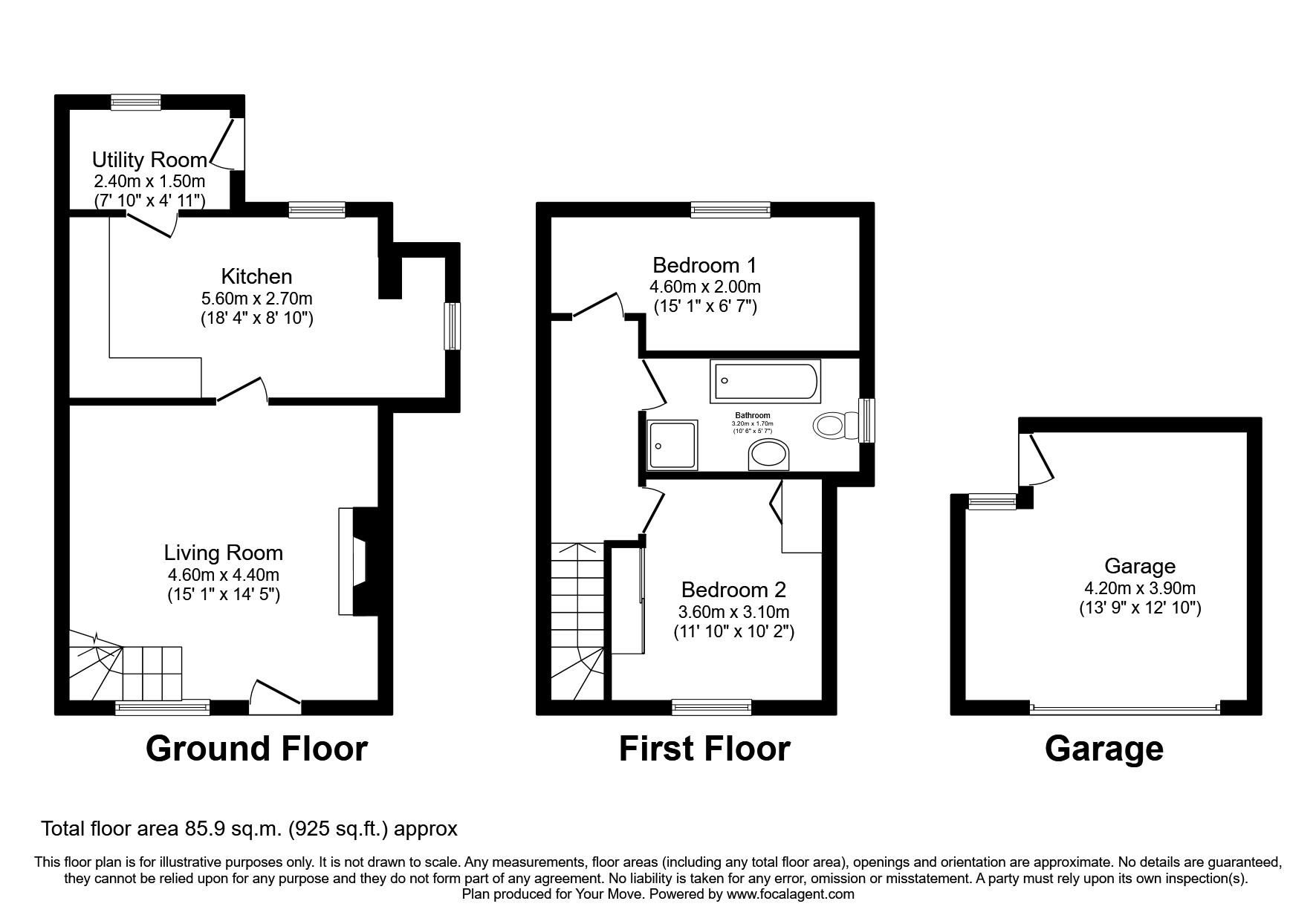 Kirkland Road, Wigton, Cumbria CA7, 2 bedroom semidetached house for