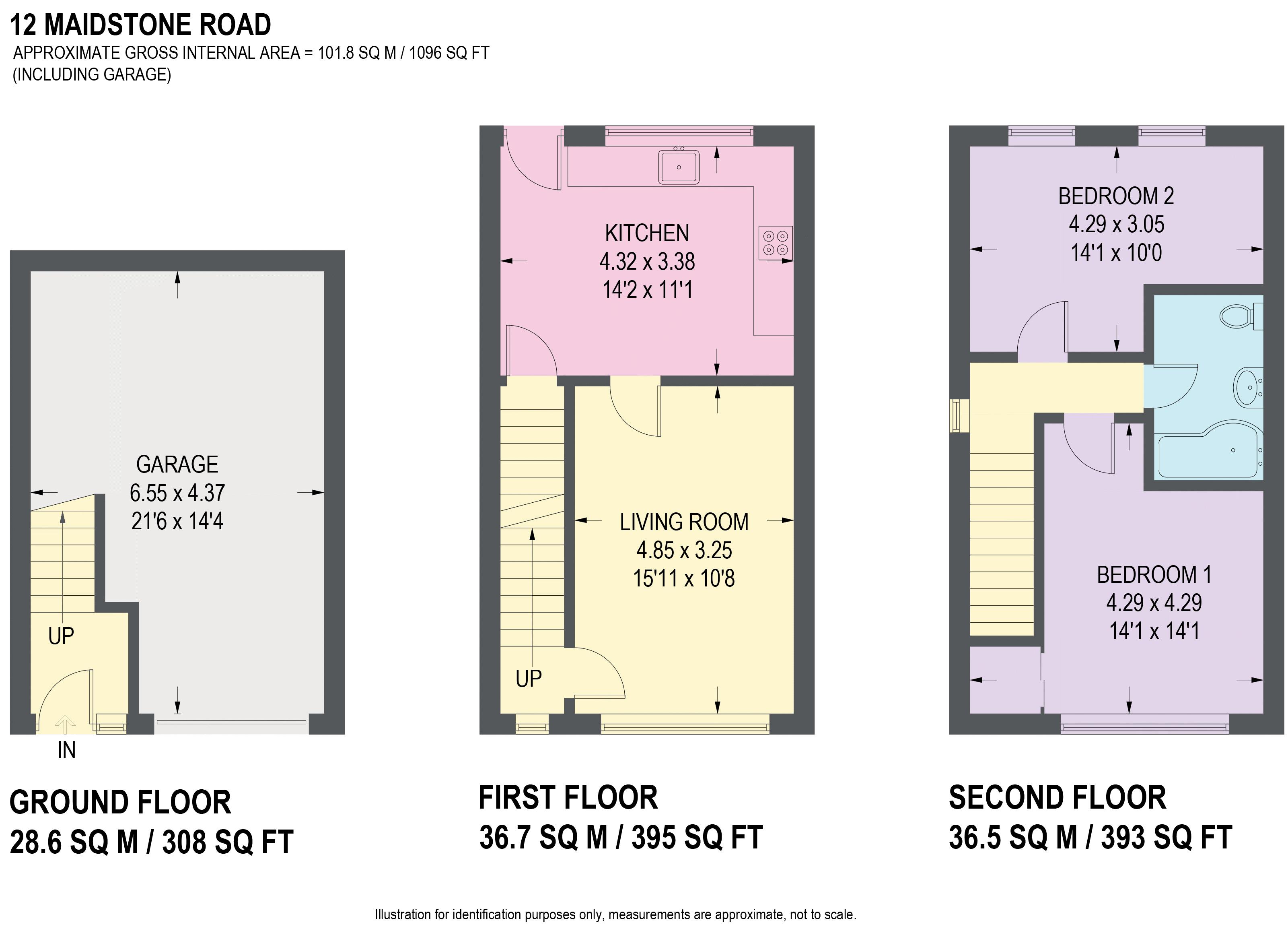 2 Bedrooms Town house for sale in Maidstone Road, Wadsley Bridge, Sheffield S6