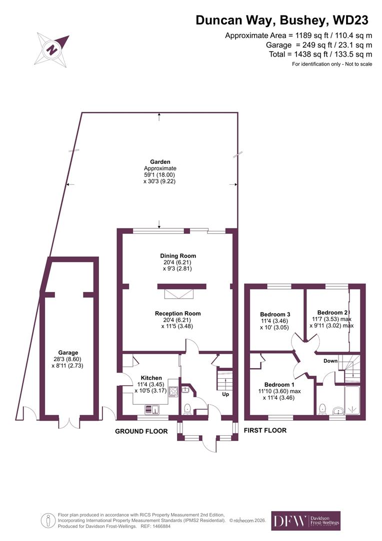 37, Duncan Way, Bushey floorplan
