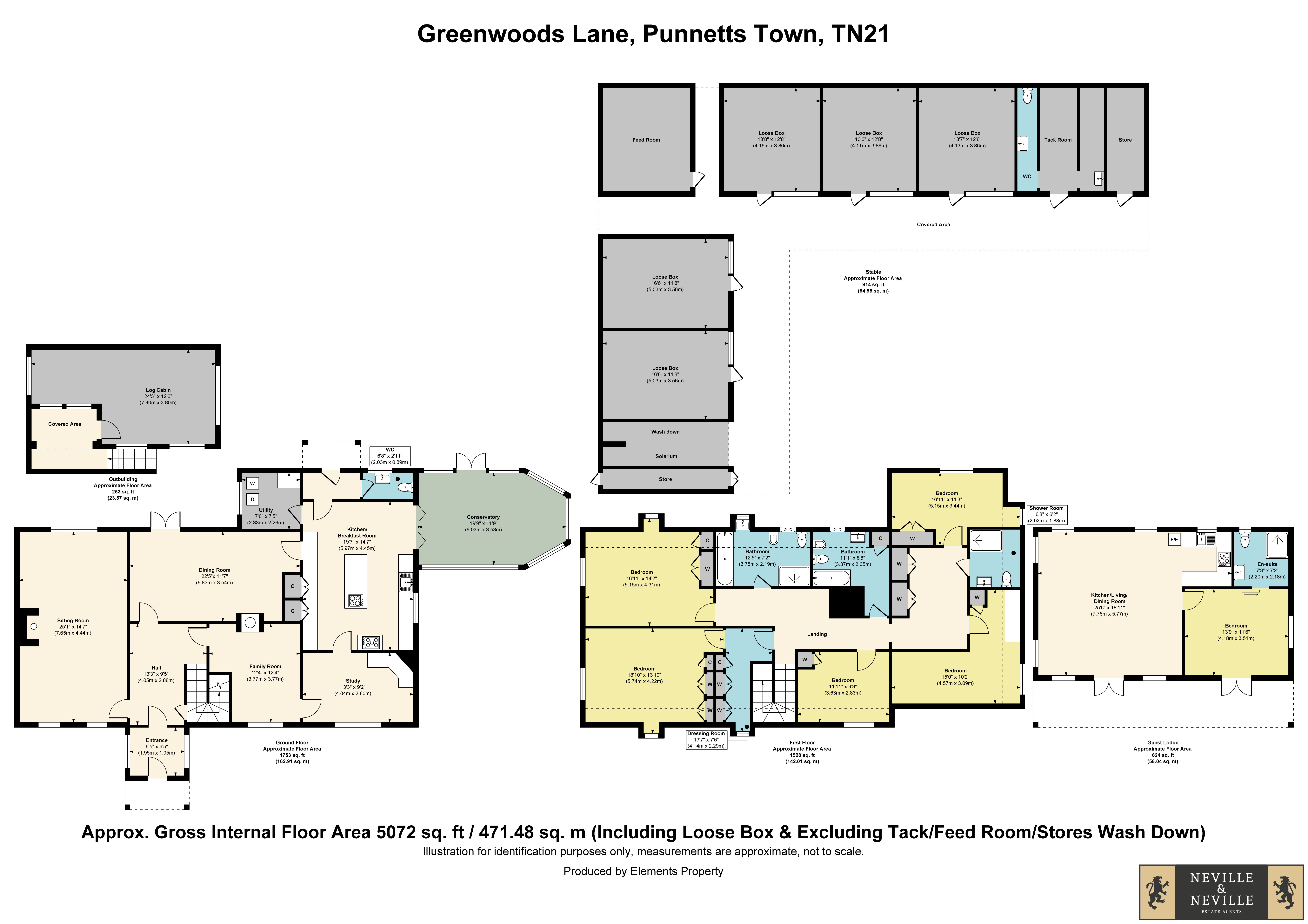 LOT 2 Stoney Wood Farm,, Greenwoods Lane, Heathfield floorplan