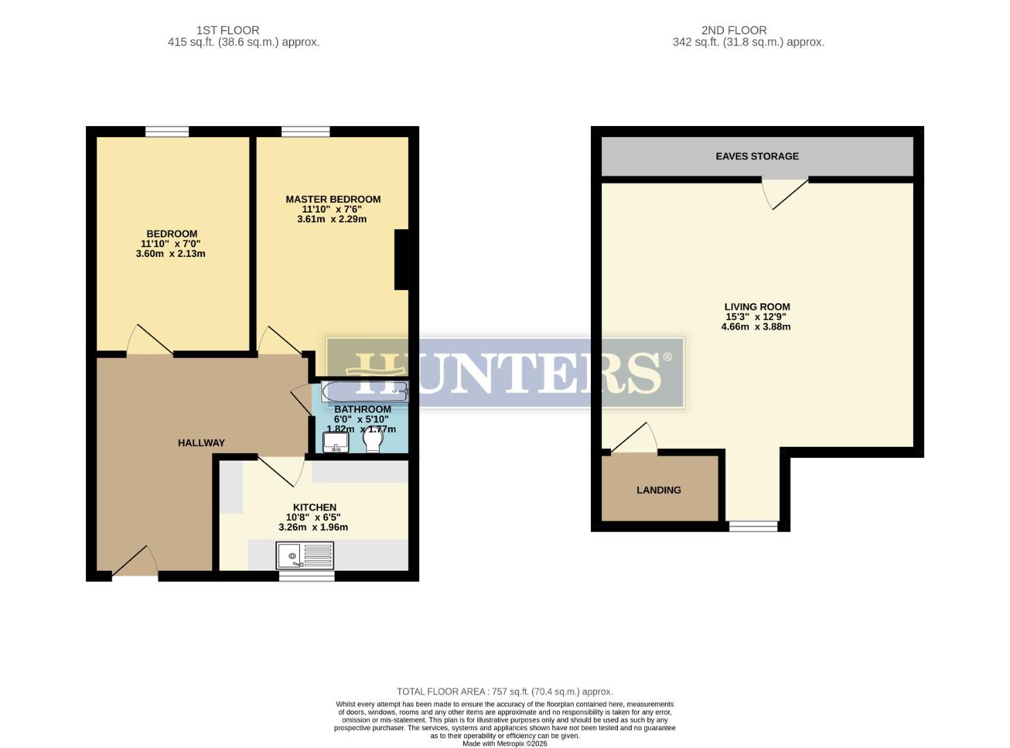 83, Regent Street, Exeter floorplan