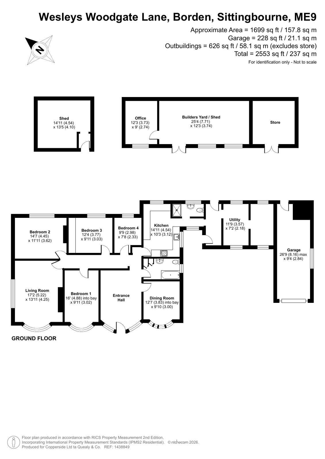 Wesleys,, Woodgate Lane, Sittingbourne floorplan