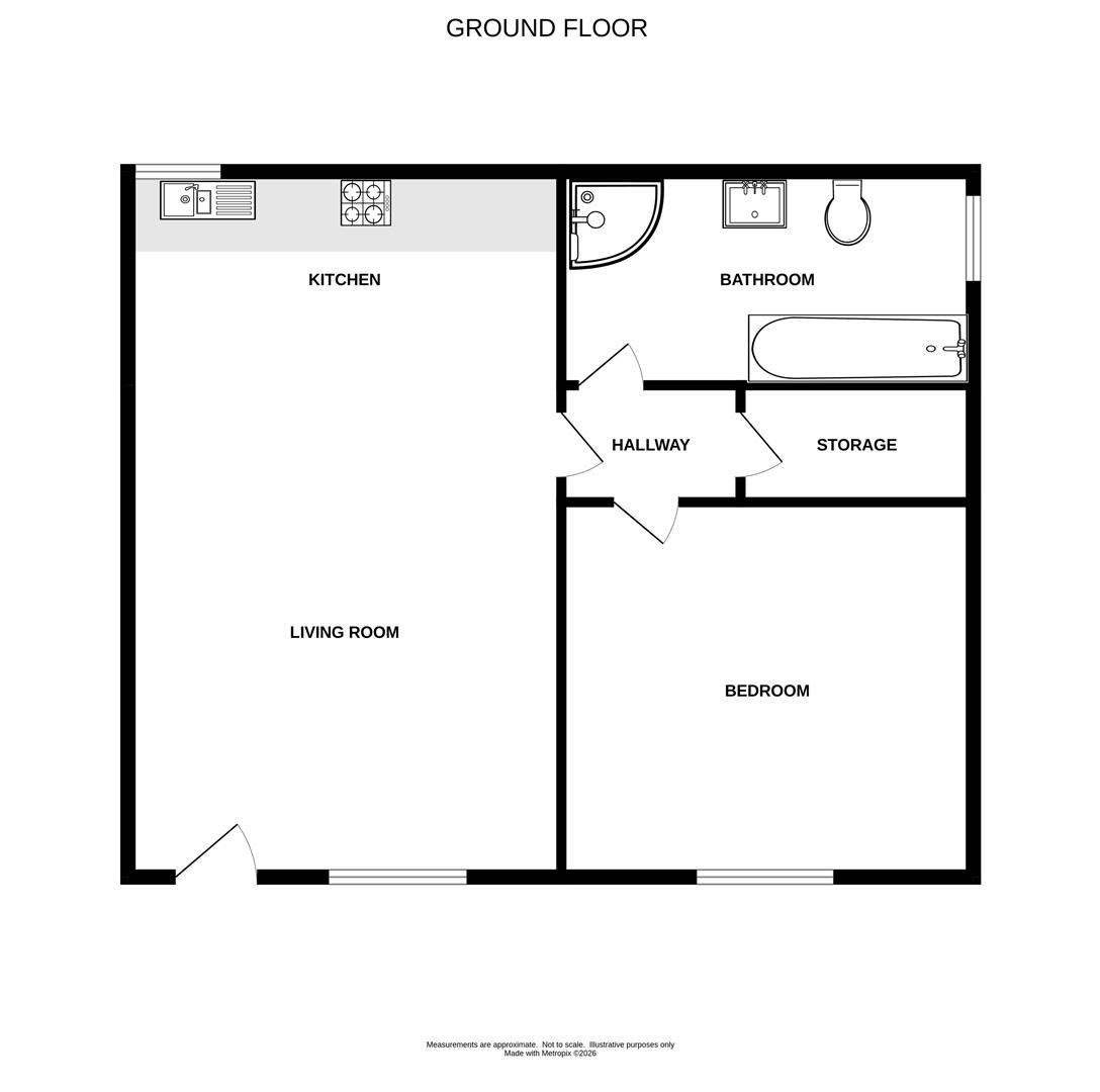 41B, Budworth Walk, Wilmslow floorplan