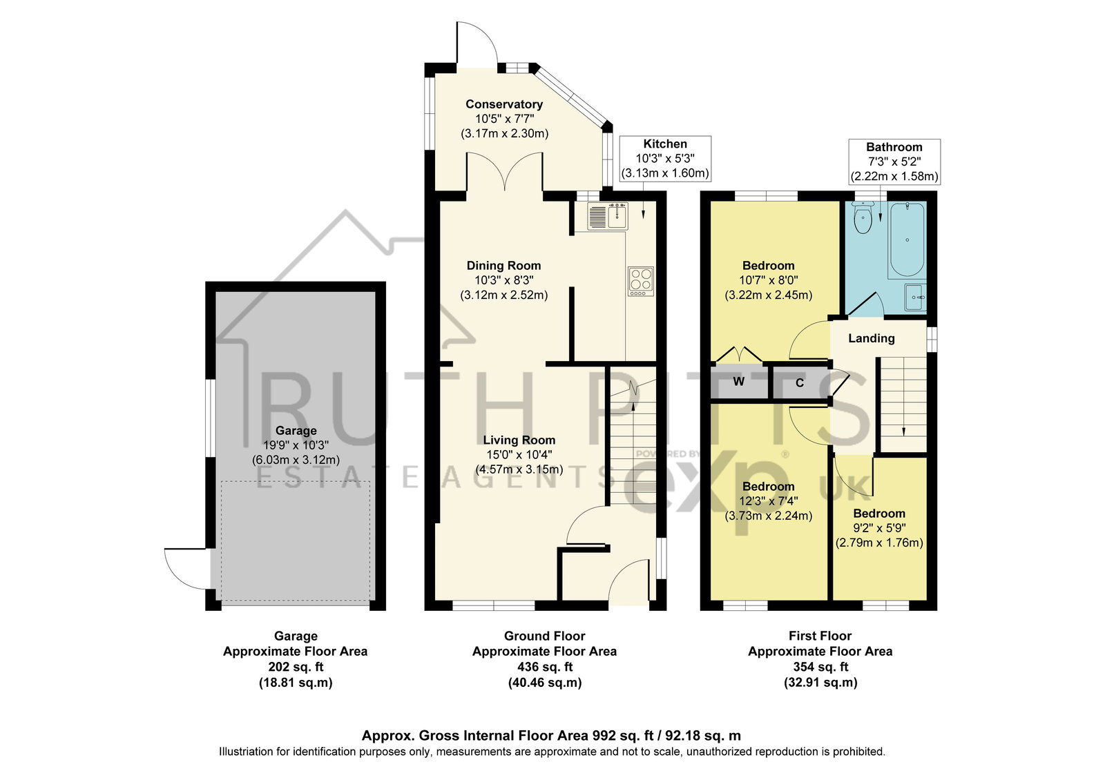 15, Vicarage Gardens, Pontefract floorplan