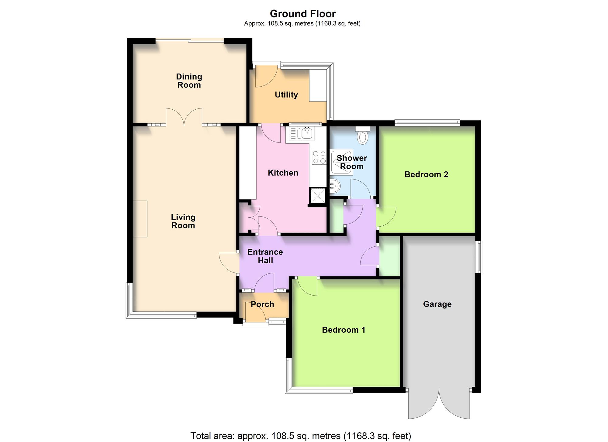 13, Poole Drive, Scunthorpe floorplan
