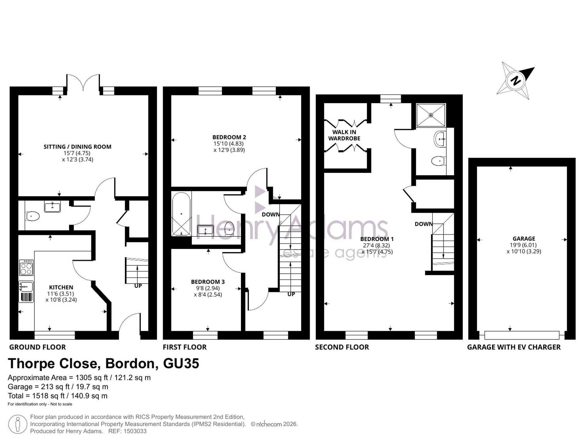 7 Thorpe Close, Bordon floorplan