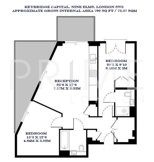 71, Keybridge Capital, Nine Elms floorplan