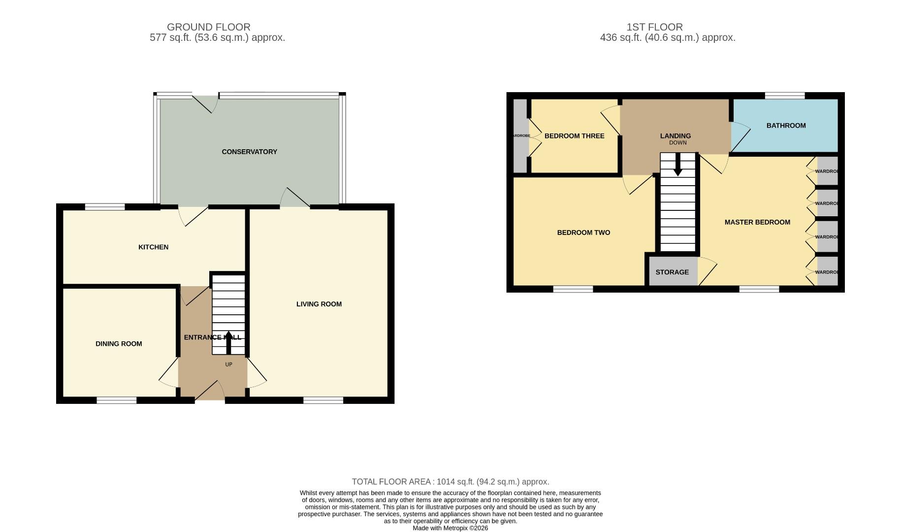 3, Simpson Road, Bishop Auckland floorplan
