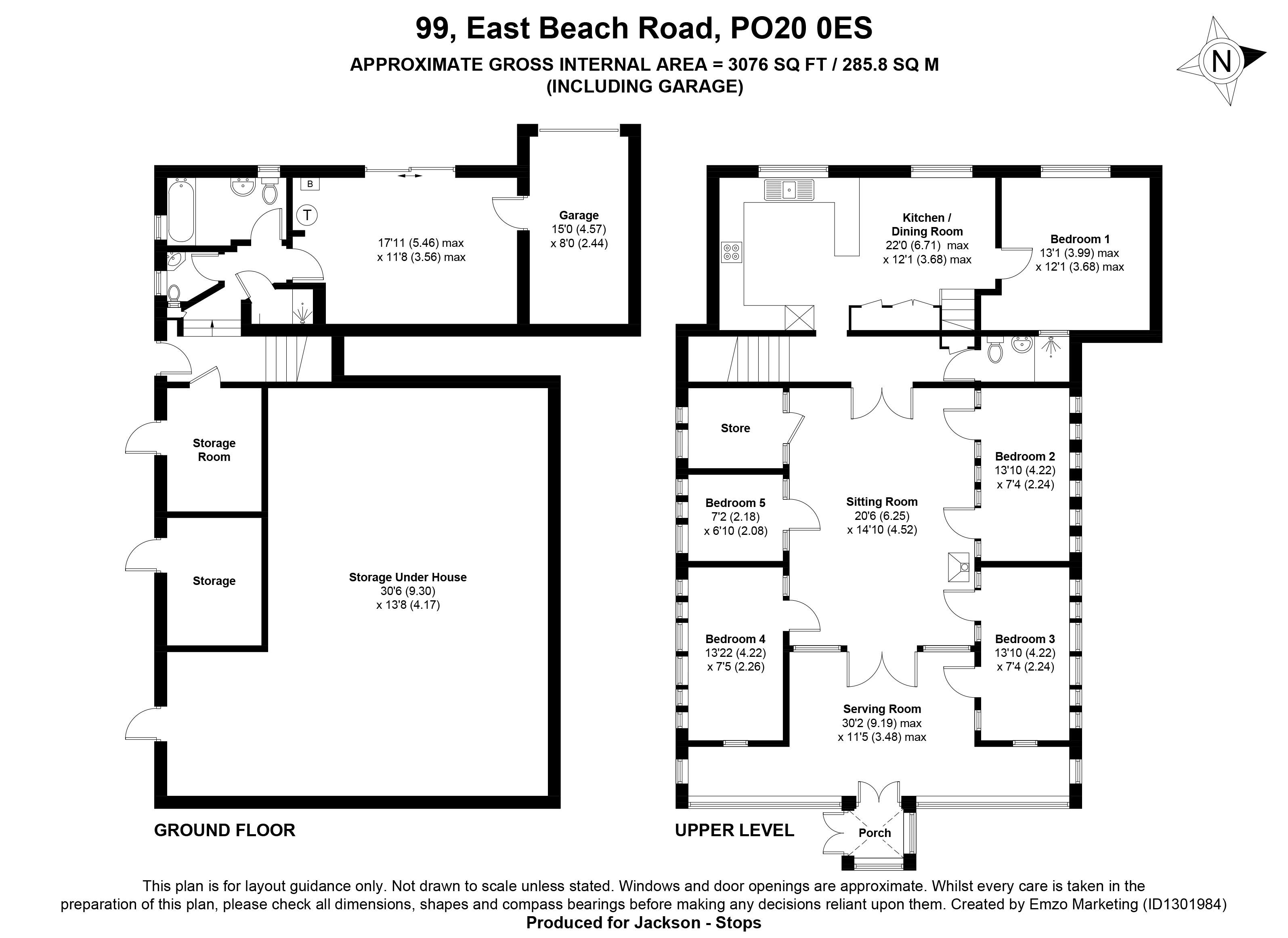 99, East Beach Road, Chichester floorplan