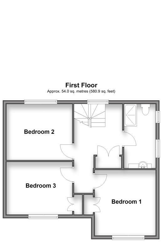 Brook Lane Ferring, Worthing floorplan