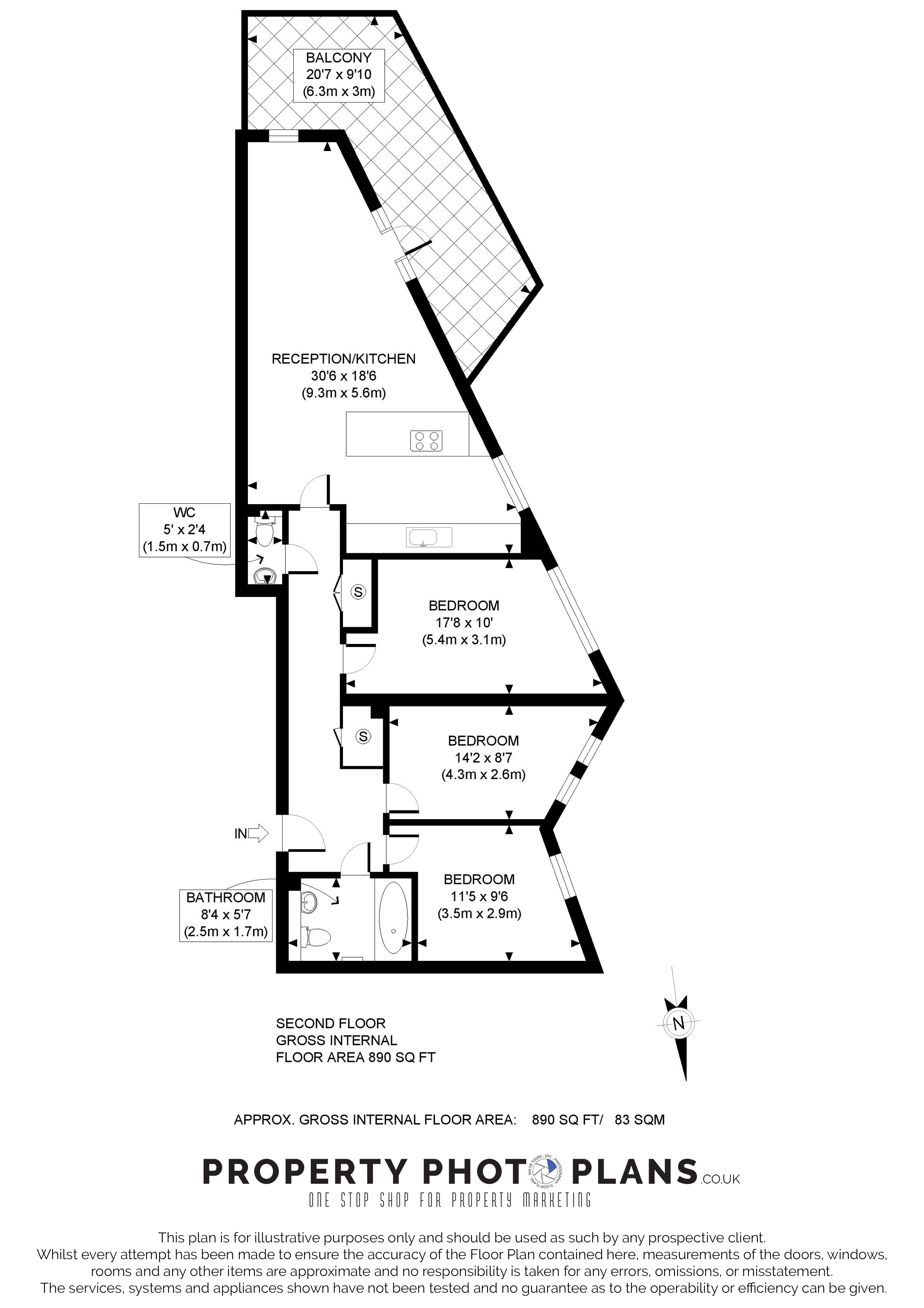 285, Preston Road, Harrow floorplan