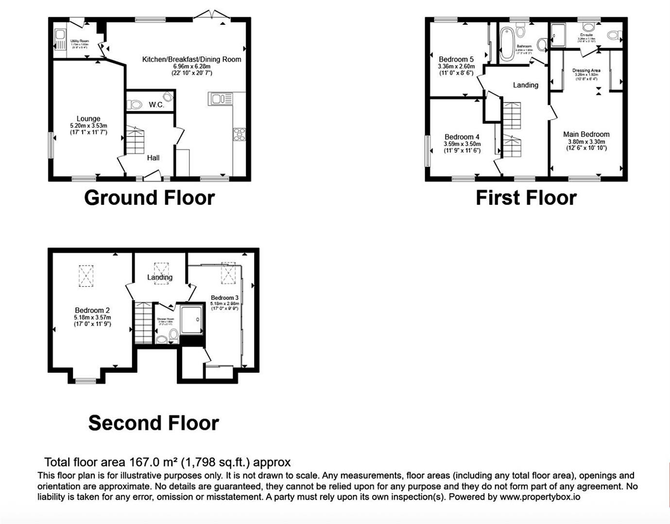 24, Seaborn Drive, Witham floorplan