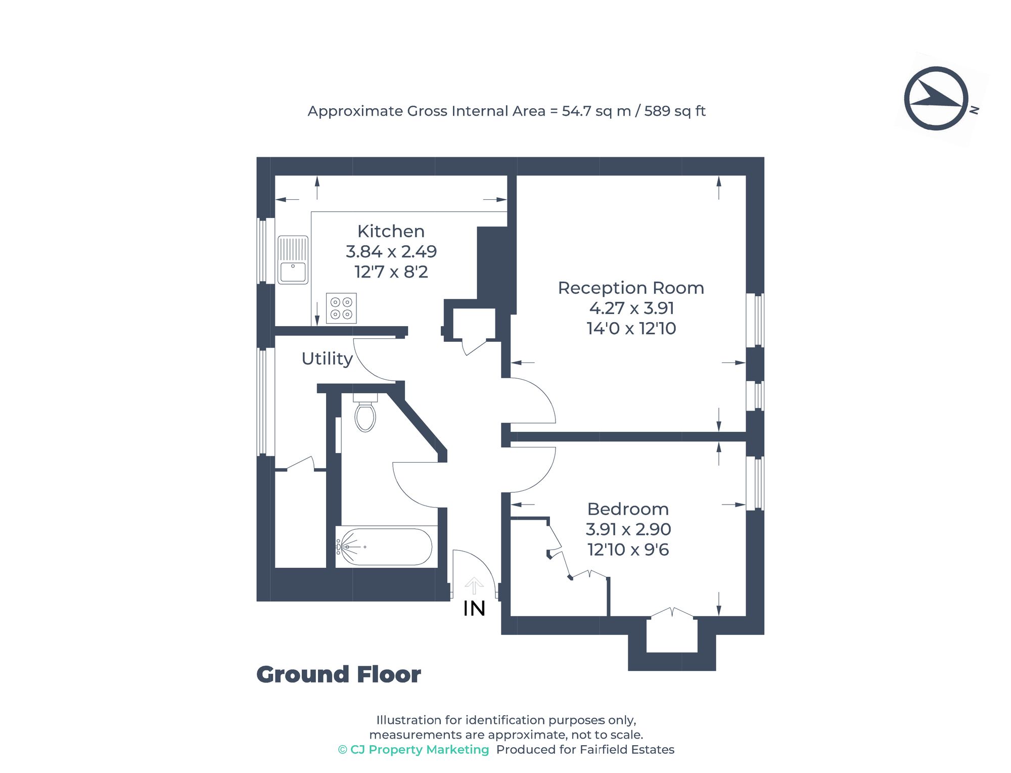 261 Hayling Road, Watford floorplan