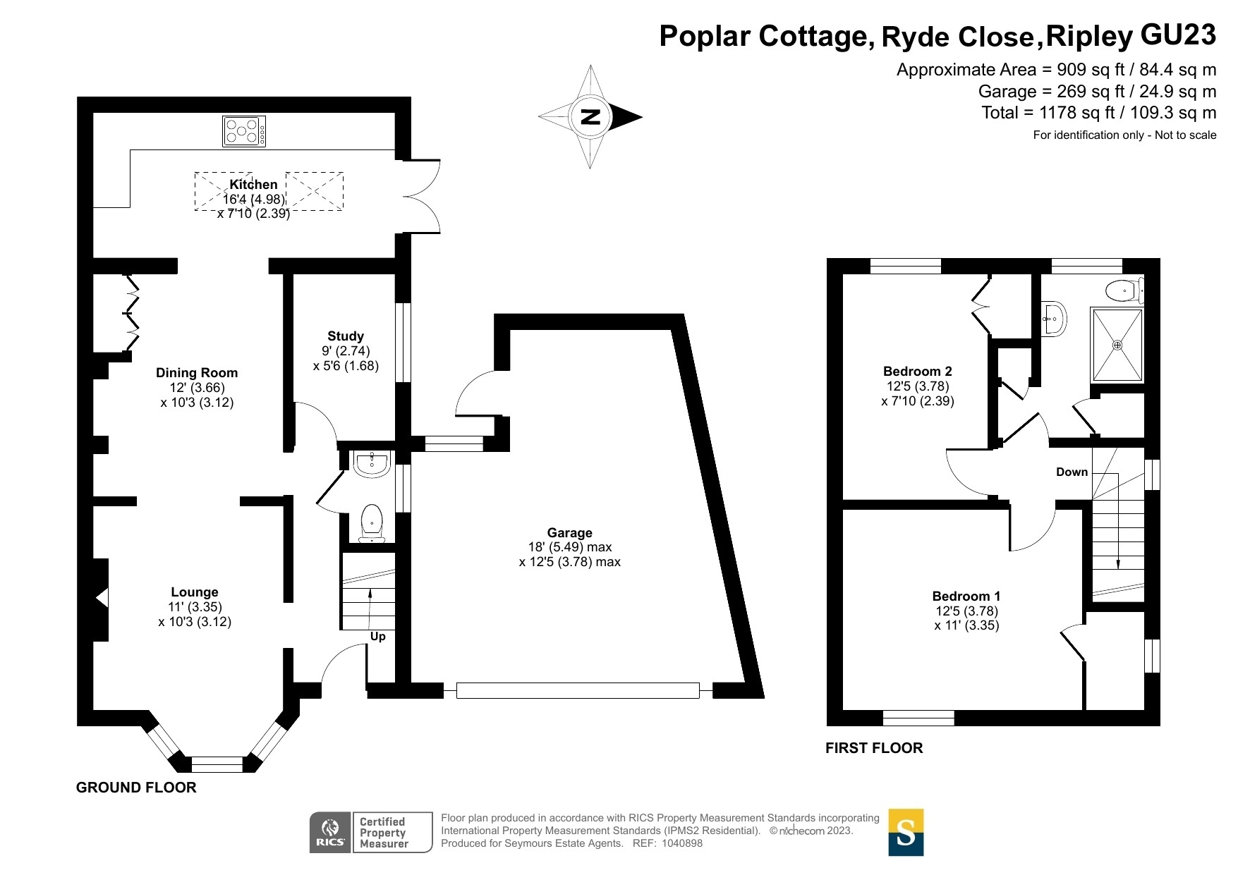 Poplar Cottage,, Ryde Close, Surrey floorplan