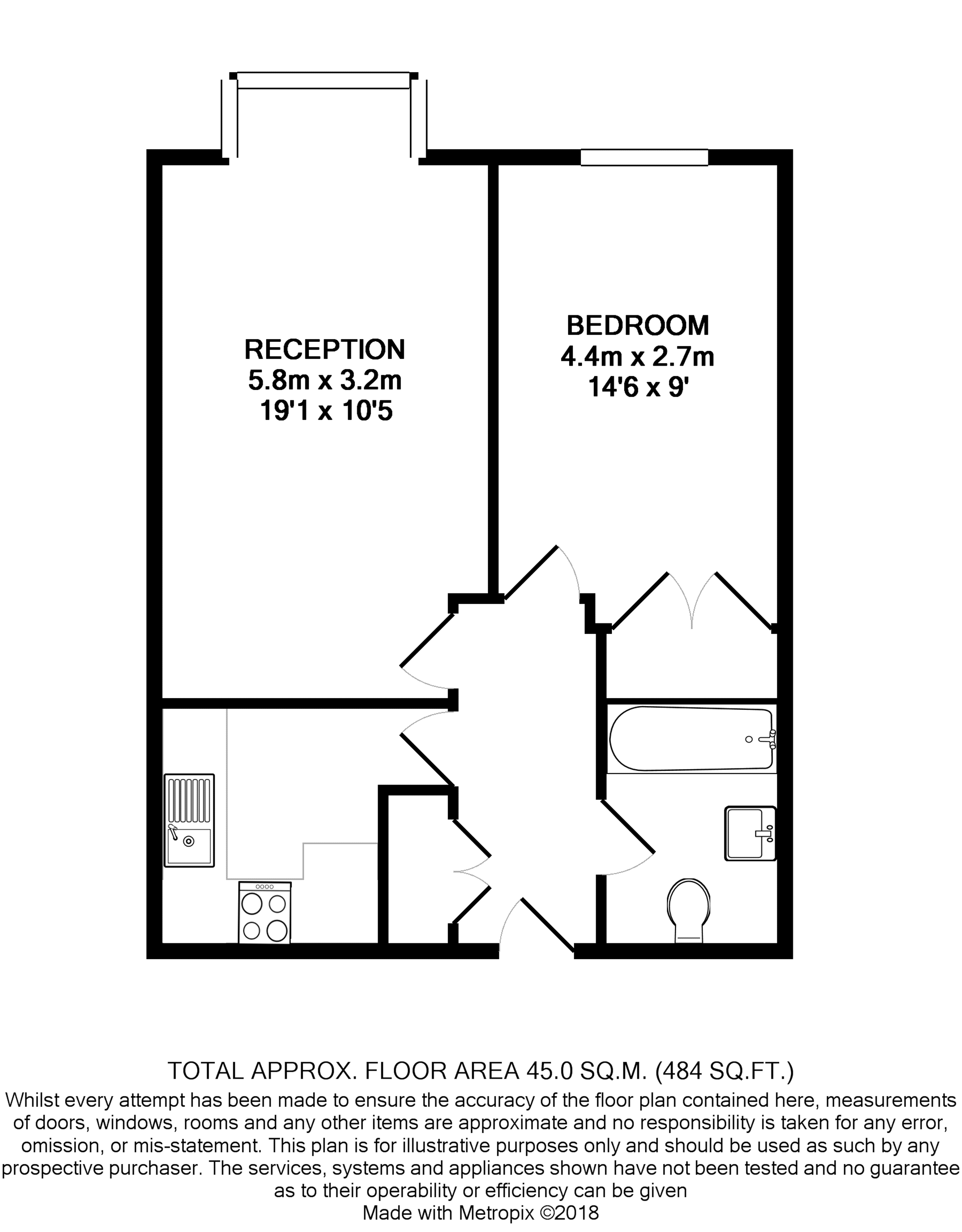 1 Bedrooms Flat to rent in 37 Burlington Road, Chiswick W4