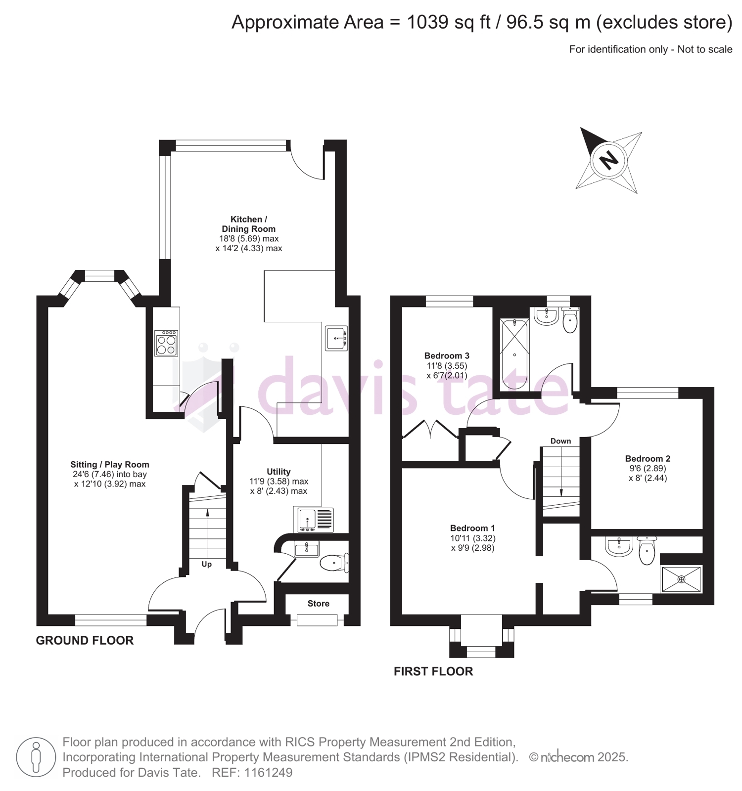 12, Trenthams Close, Reading floorplan