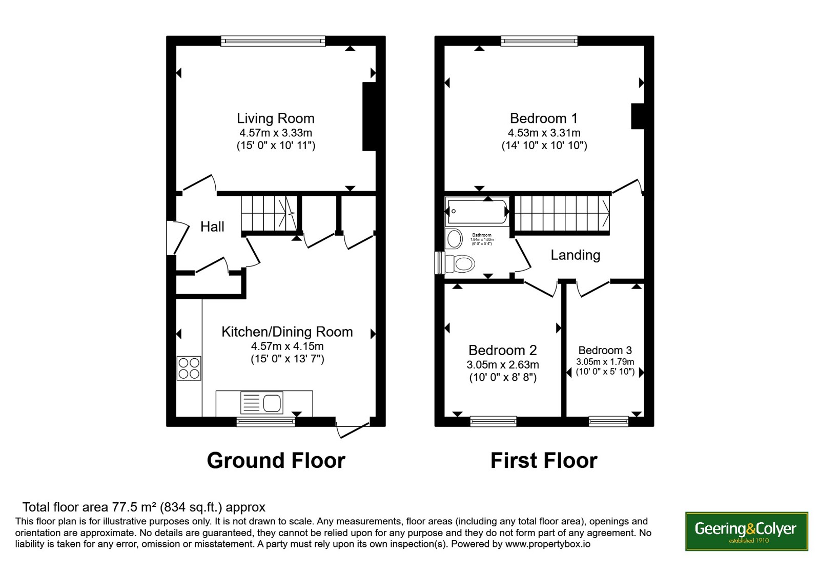 46, Templeside, Dover floorplan