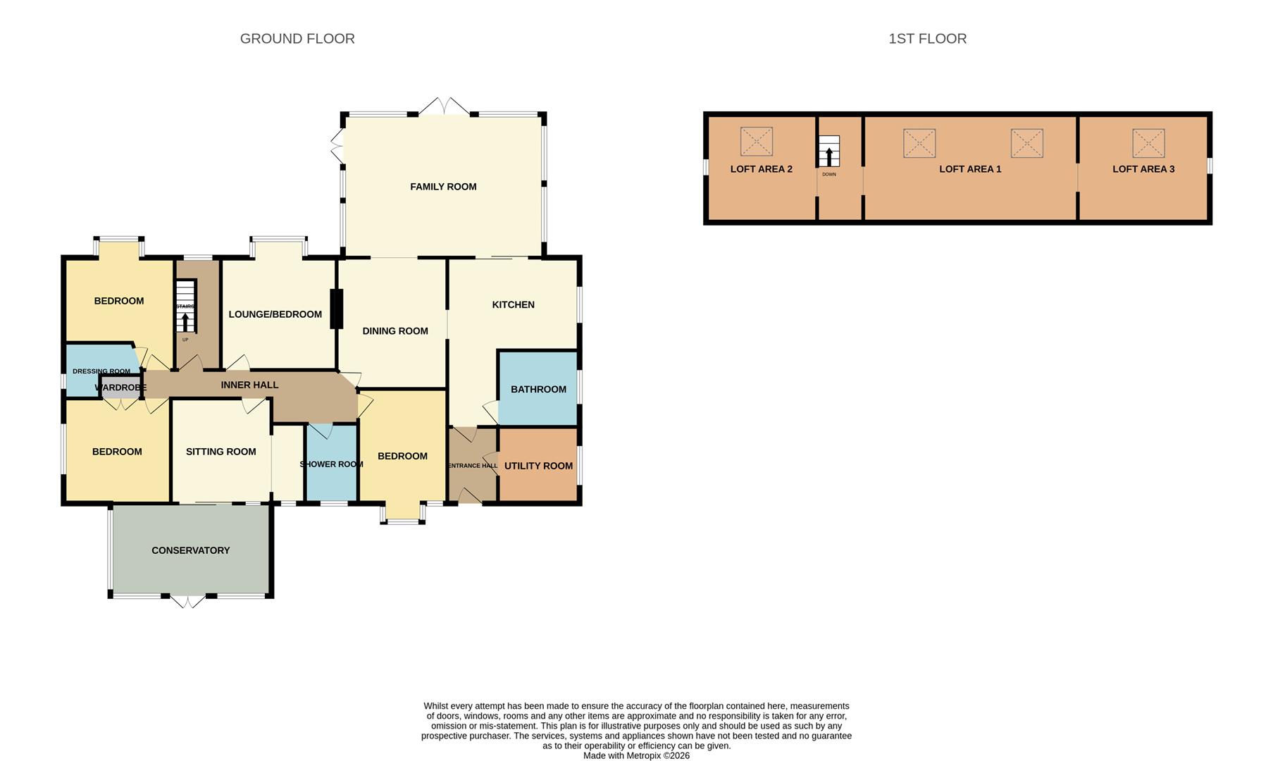 Sweet Retreat, Grass Road, South Road, Brean floorplan