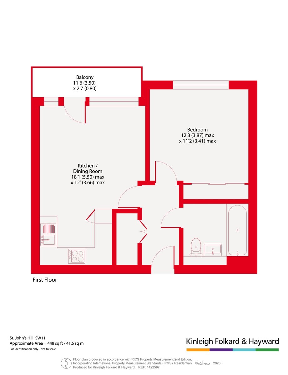 310, Lumiere Apartments, 58, St. John's Hill, London floorplan