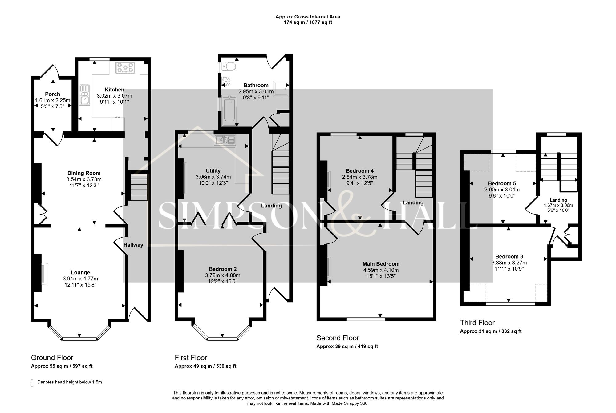 27 Castle Avenue, Dover floorplan