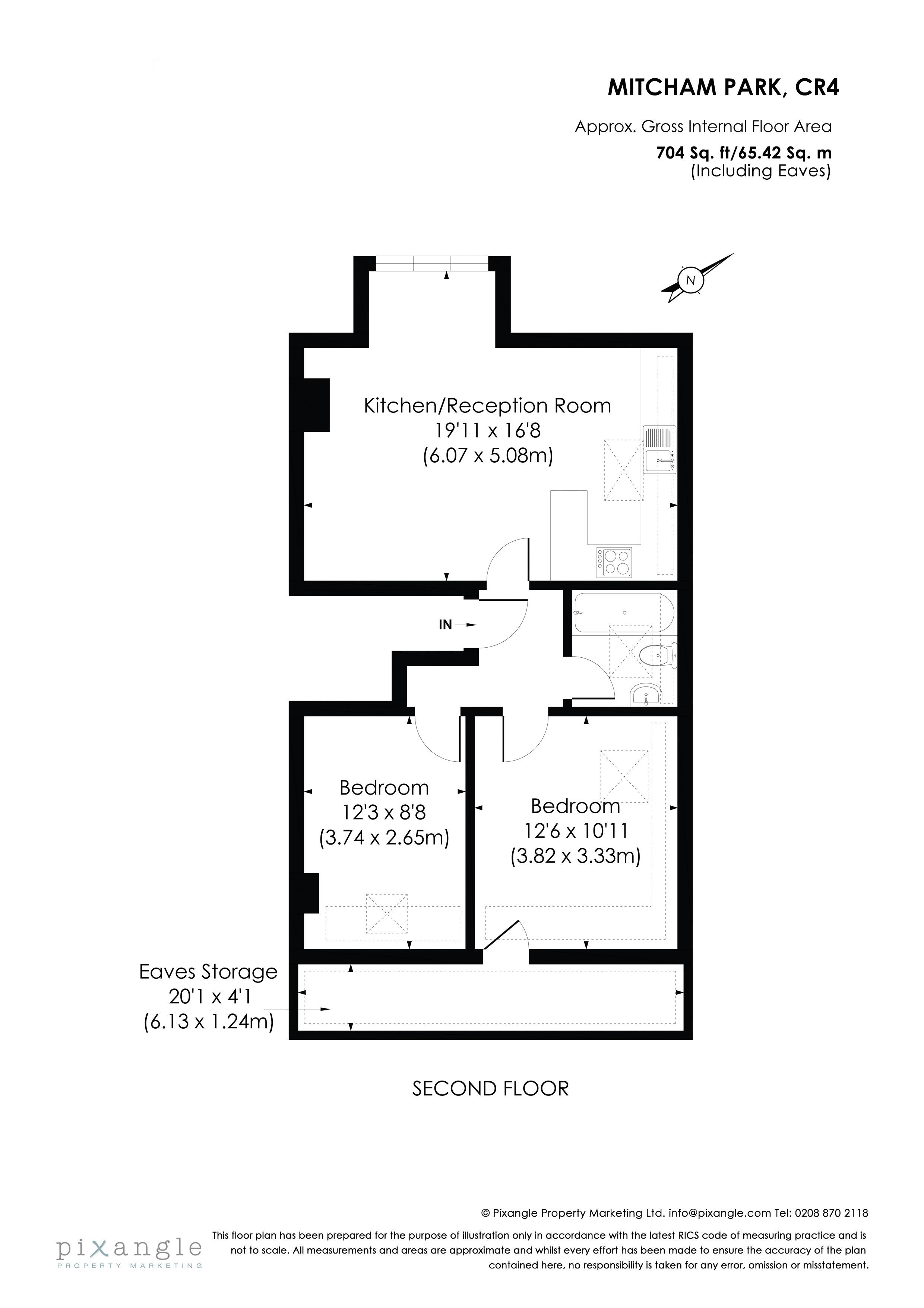 2 Bedrooms Flat for sale in Mitcham Park, Mitcham CR4