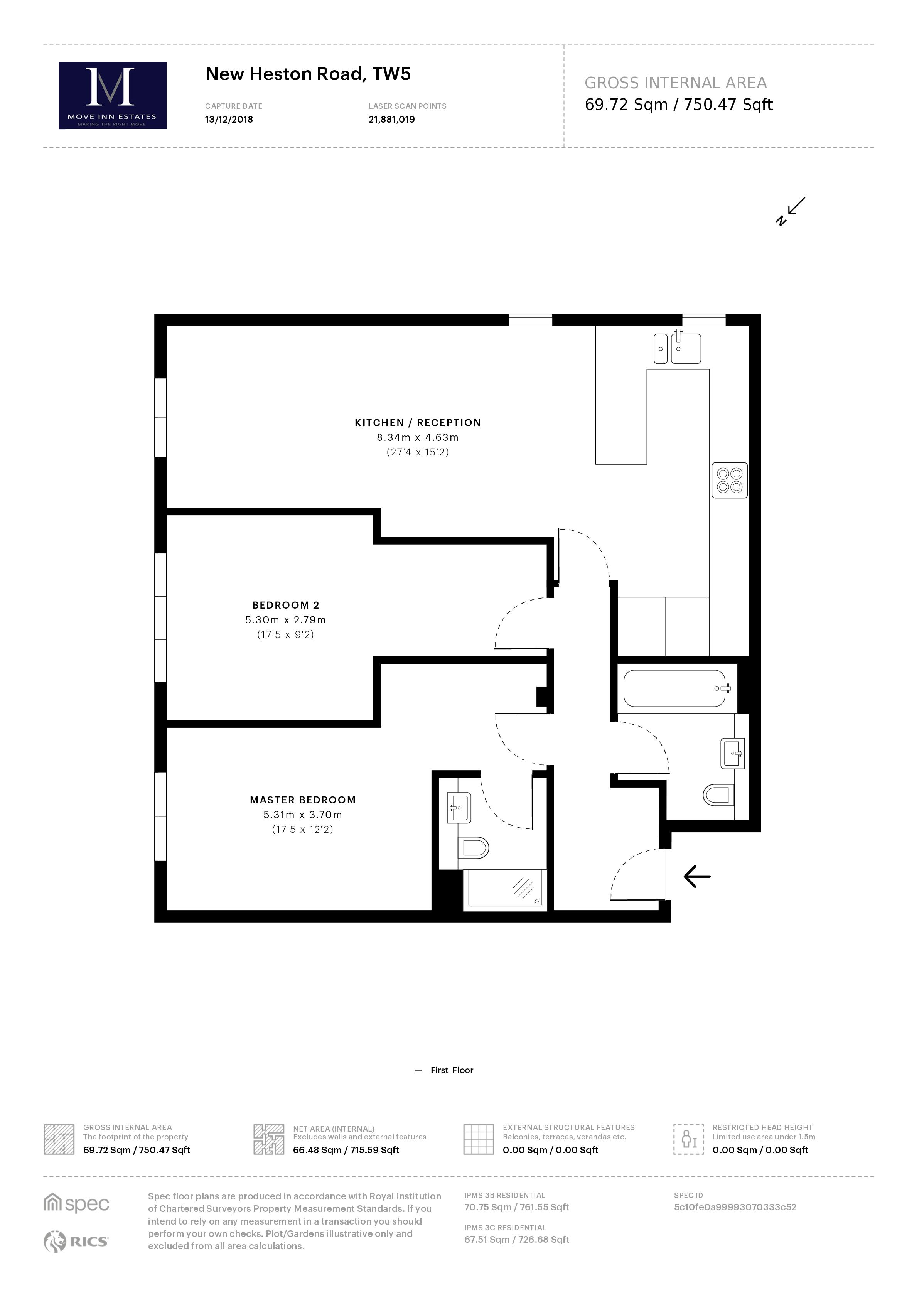 2 Bedrooms Flat for sale in New Heston Road, Heston TW5