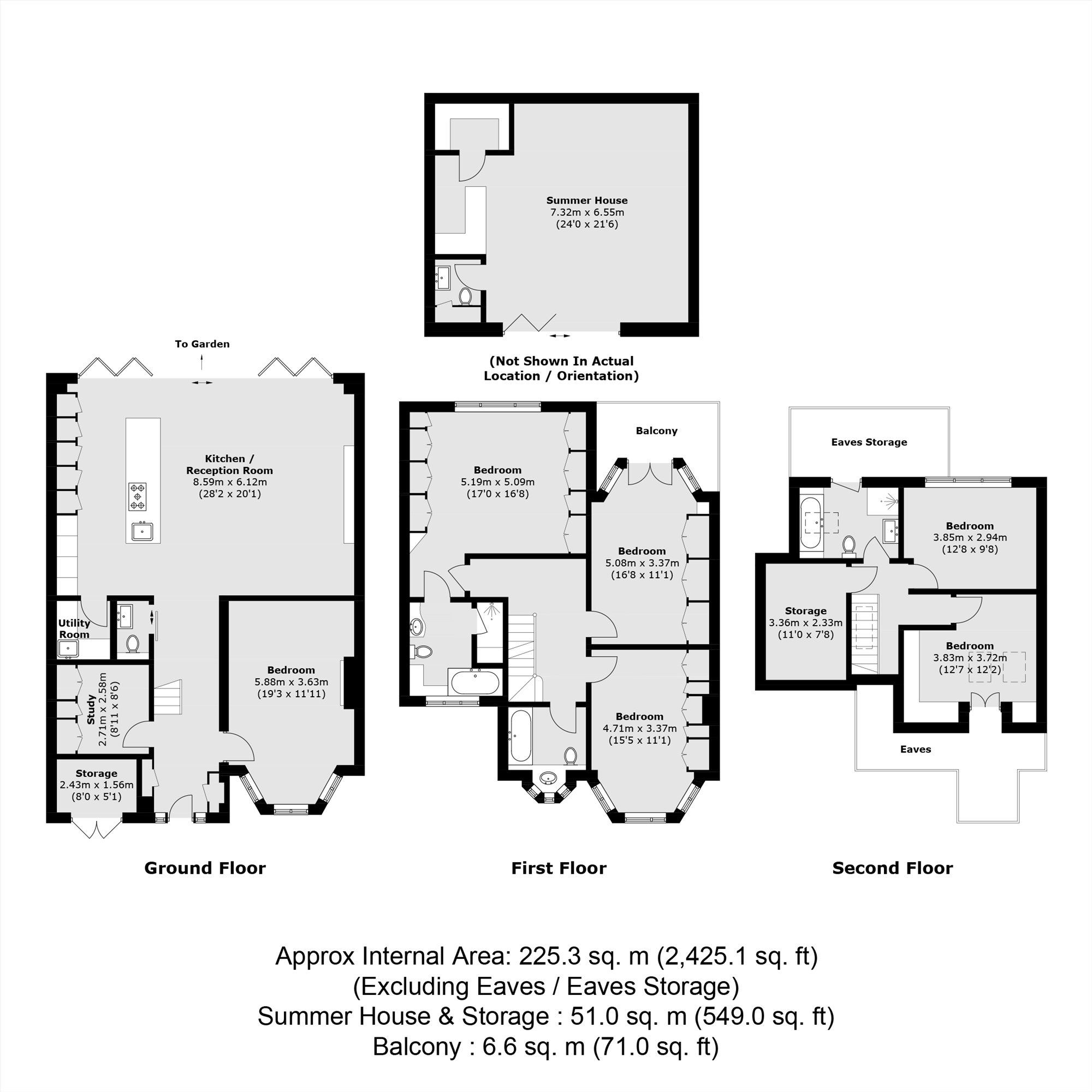 257, Salmon Street, London floorplan