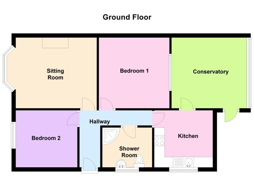 2 Bedrooms Semi-detached bungalow for sale in Drysdale Close, Wickhamford WR11