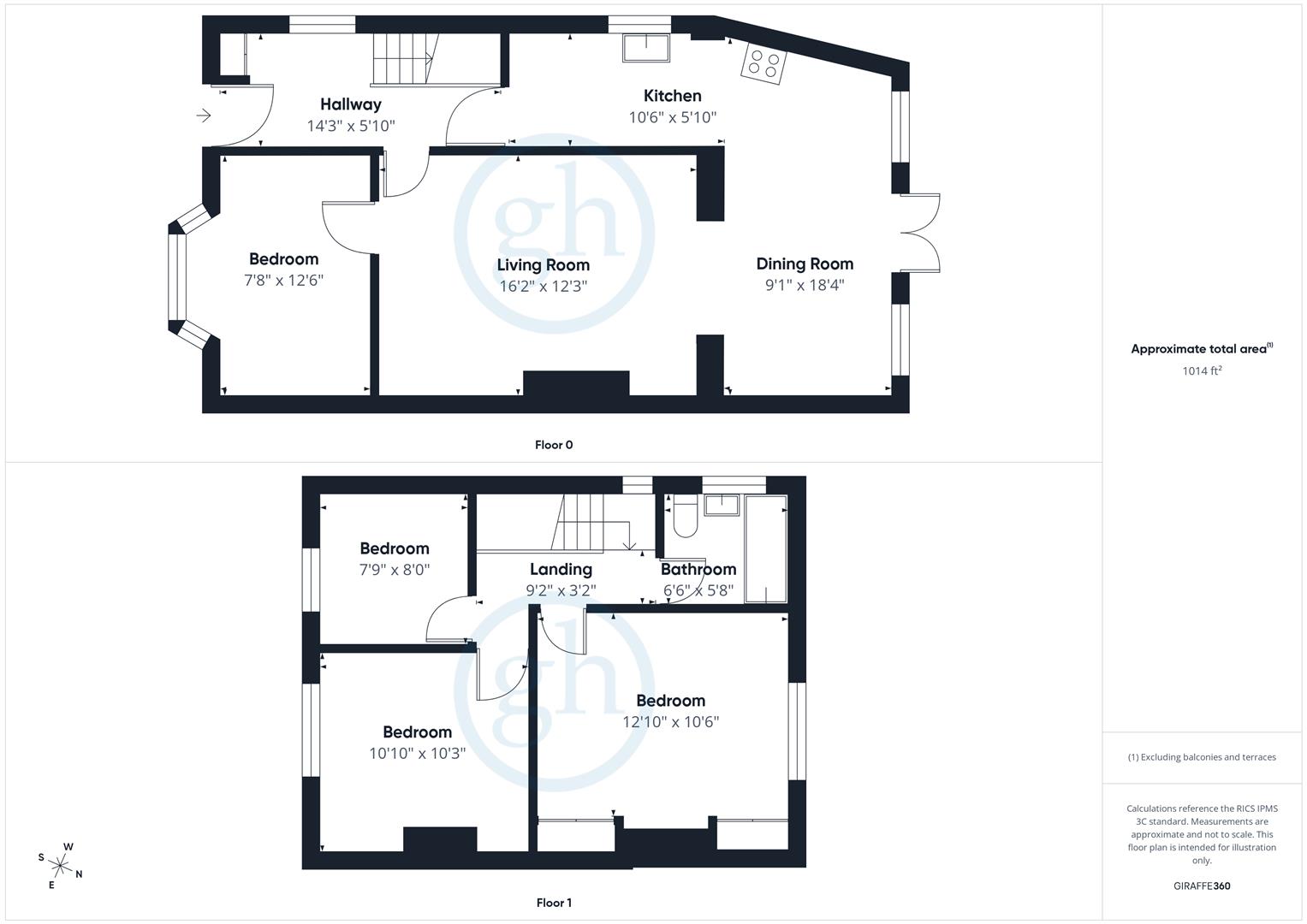 13, Halsbury Road East, Northolt floorplan