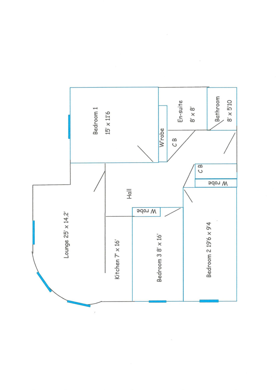 3 Bedrooms Flat to rent in Hamilton Park South, Hamilton, South Lanarkshire ML3