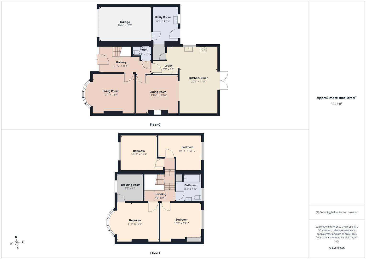 12, Forest Road, Coalville floorplan
