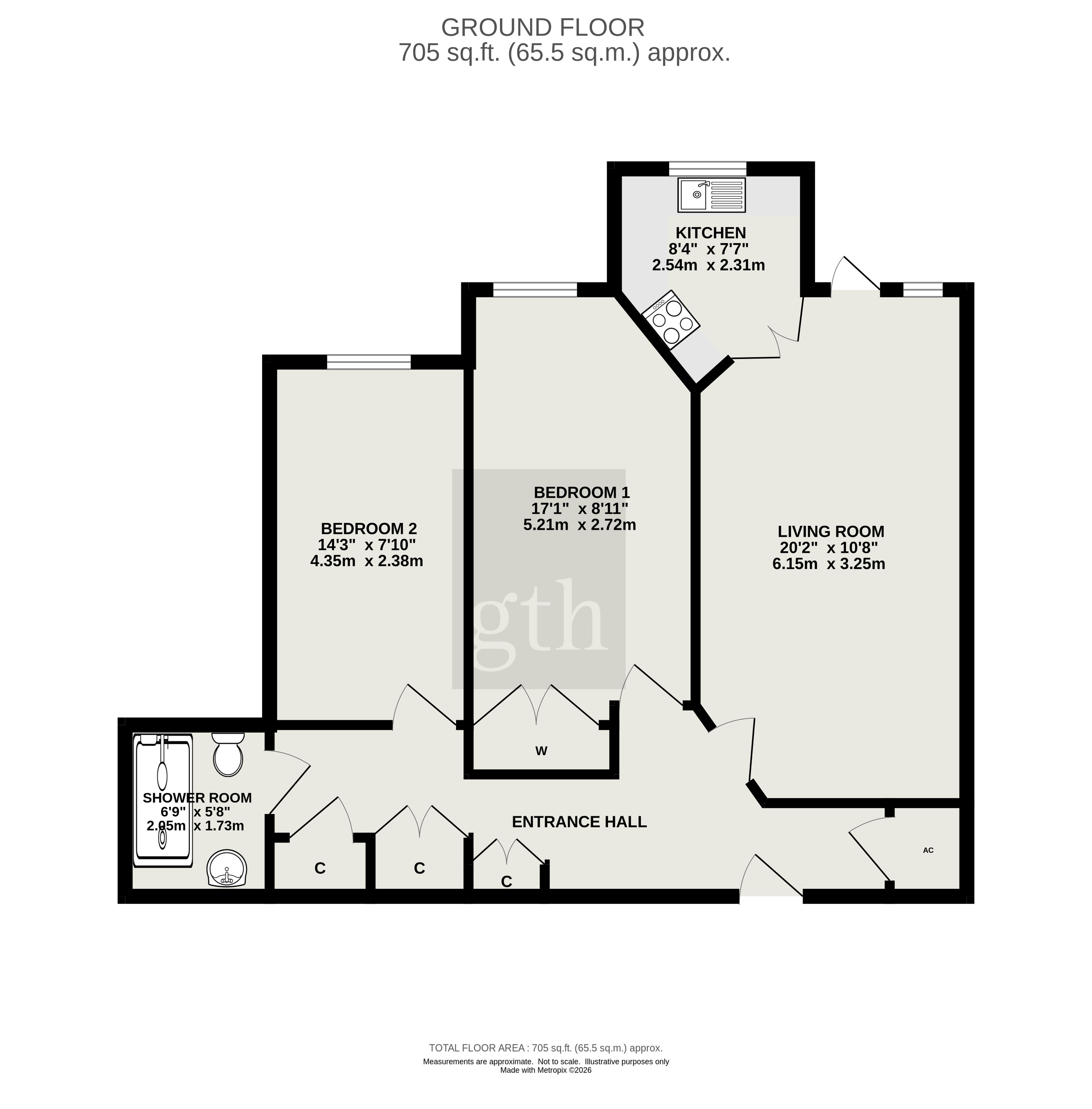 1 Victoria Court,, Victoria Avenue, Somerset floorplan