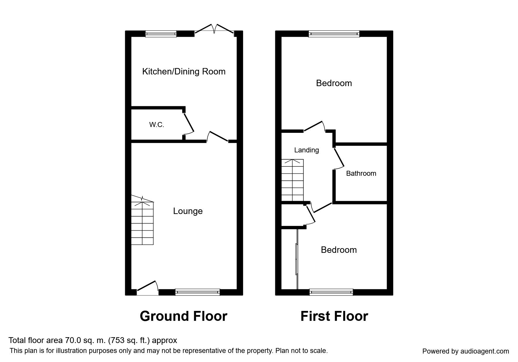 2 bed semidetached house for sale in Lark Field Close, Astley